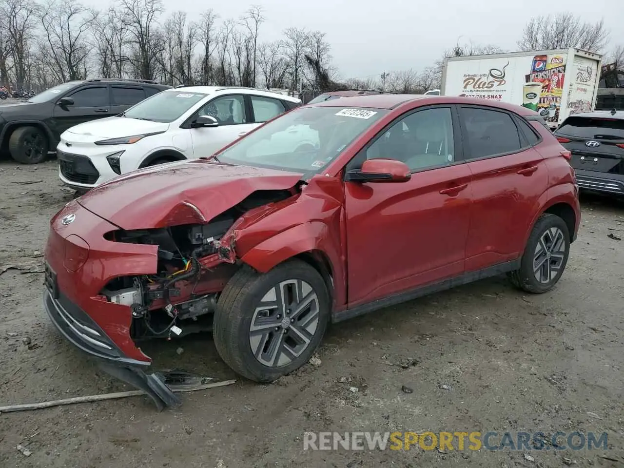 1 fotografías del automóvil dañado KM8K23AG6PU187615 HYUNDAI KONA 2023