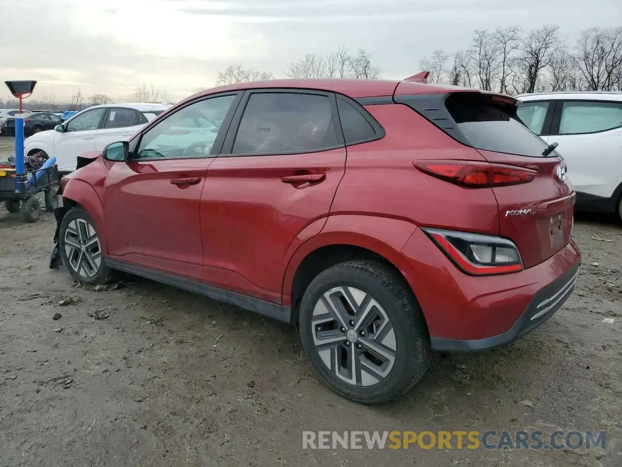 2 fotografías del automóvil dañado KM8K23AG6PU187615 HYUNDAI KONA 2023