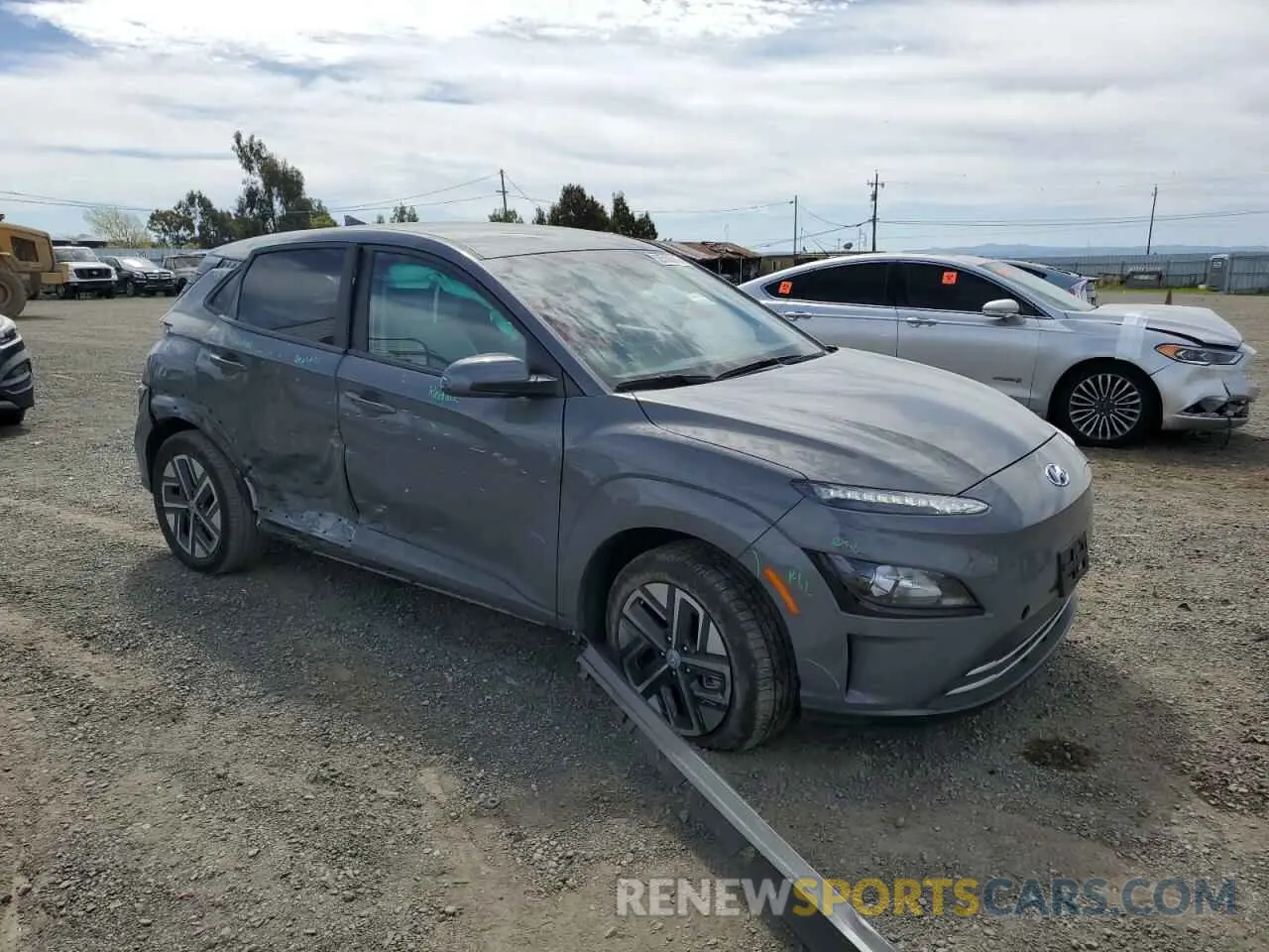 4 fotografías del automóvil dañado KM8K23AG8PU178737 HYUNDAI KONA 2023