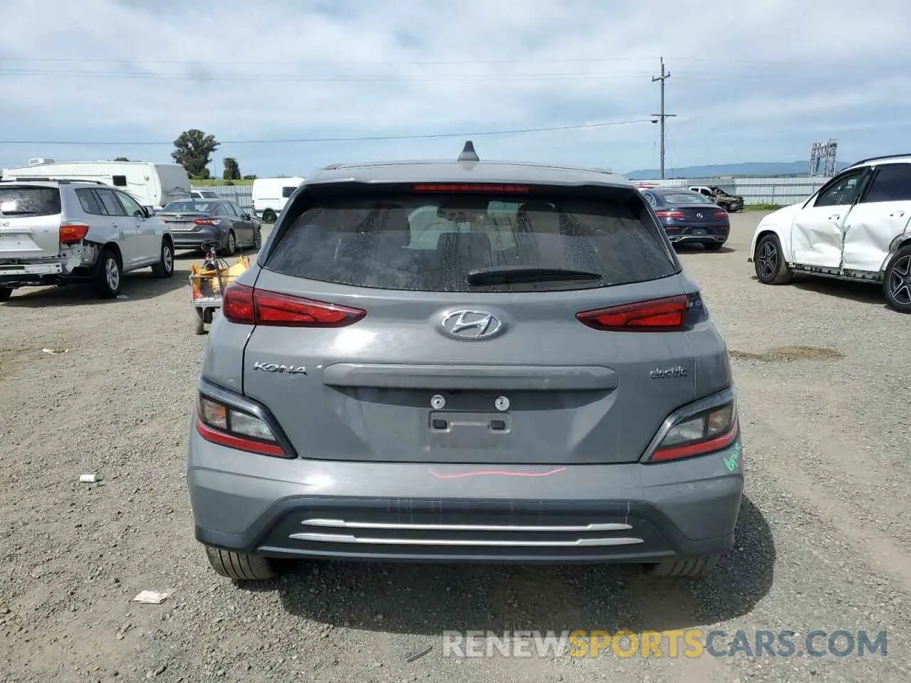 6 fotografías del automóvil dañado KM8K23AG8PU178737 HYUNDAI KONA 2023