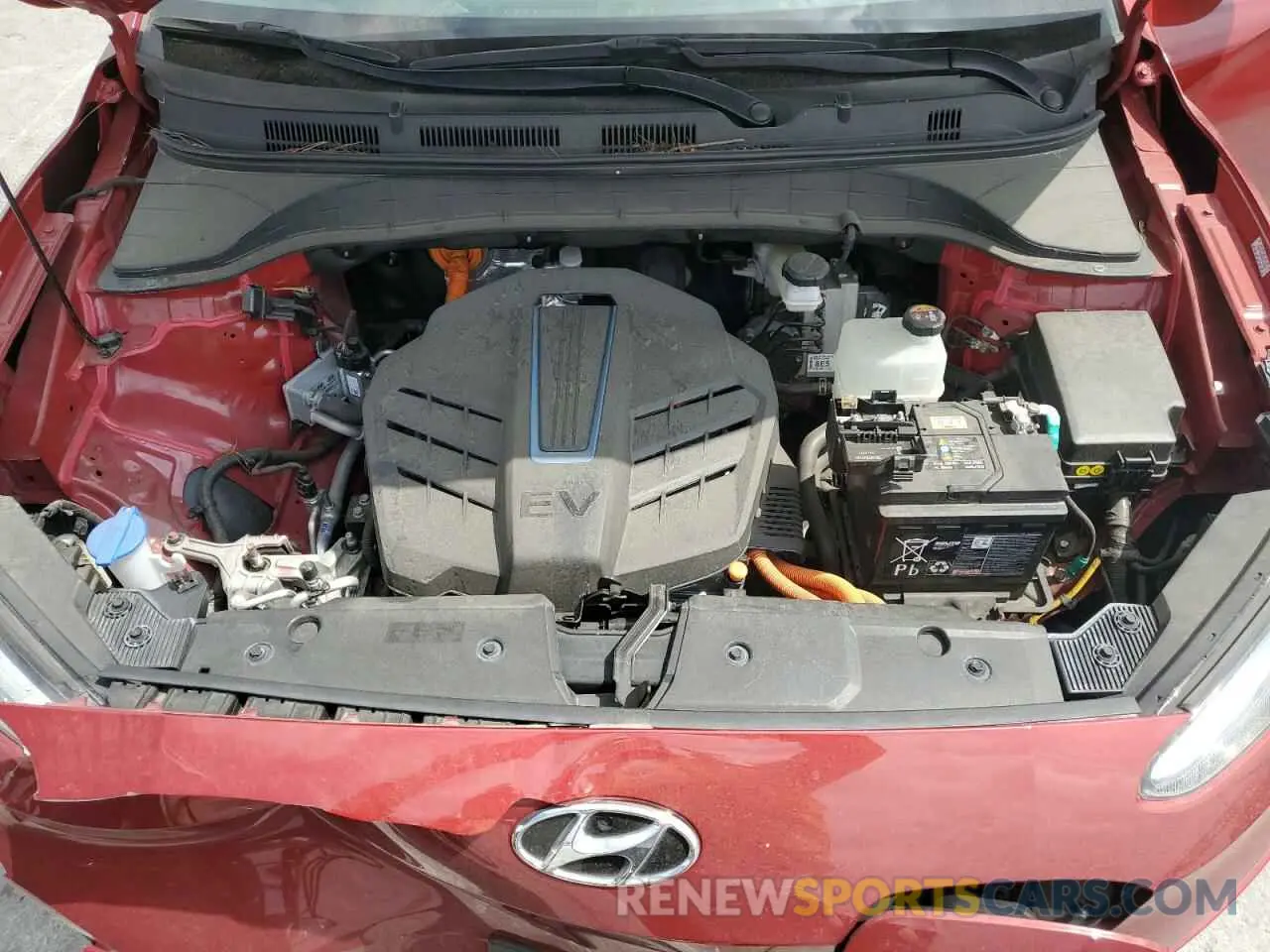12 fotografías del automóvil dañado KM8K23AG9PU184403 HYUNDAI KONA 2023