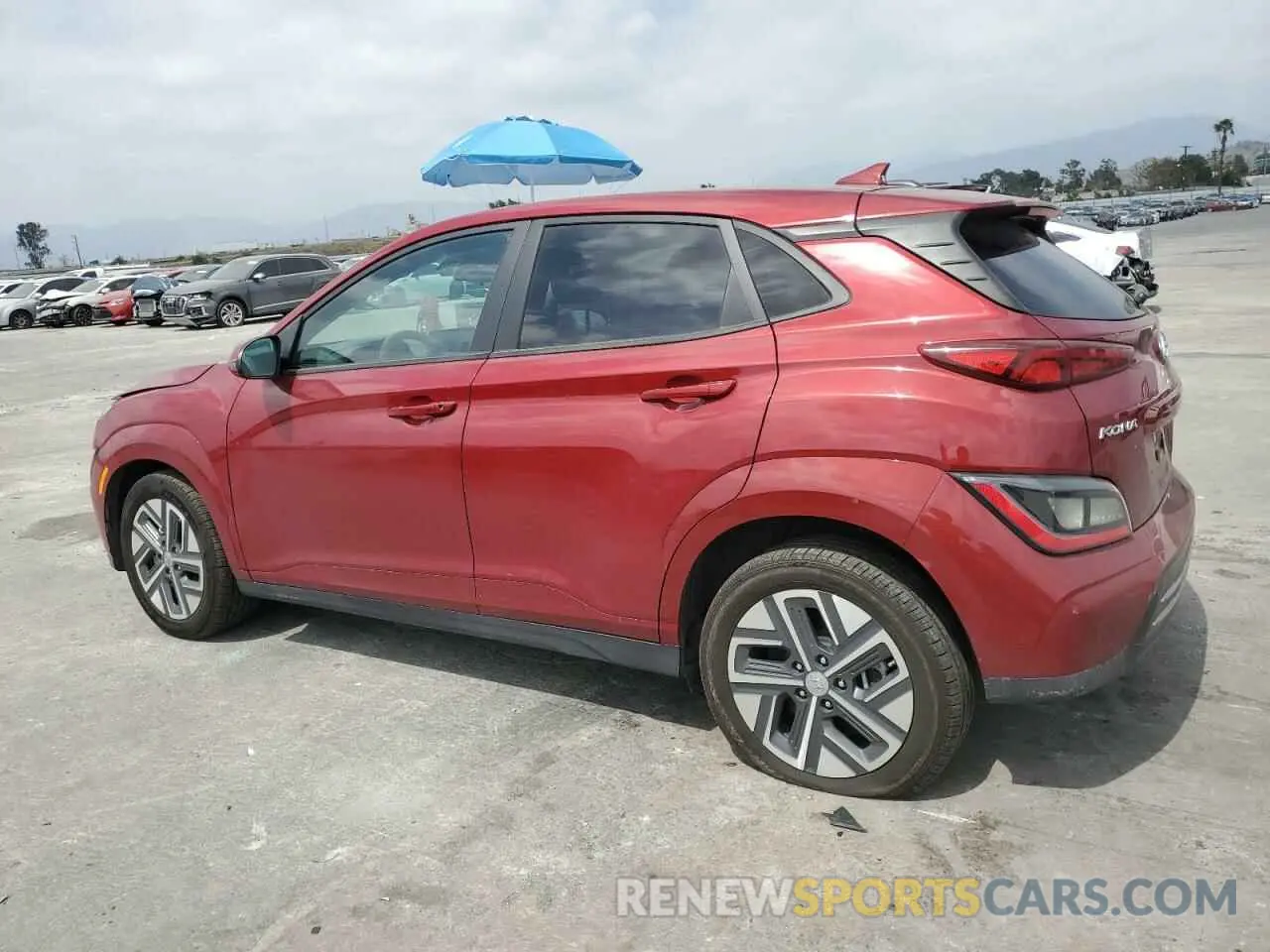 2 fotografías del automóvil dañado KM8K23AG9PU184403 HYUNDAI KONA 2023