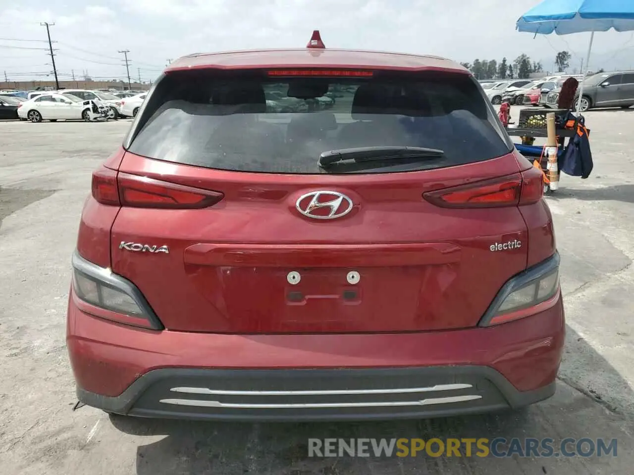 6 fotografías del automóvil dañado KM8K23AG9PU184403 HYUNDAI KONA 2023