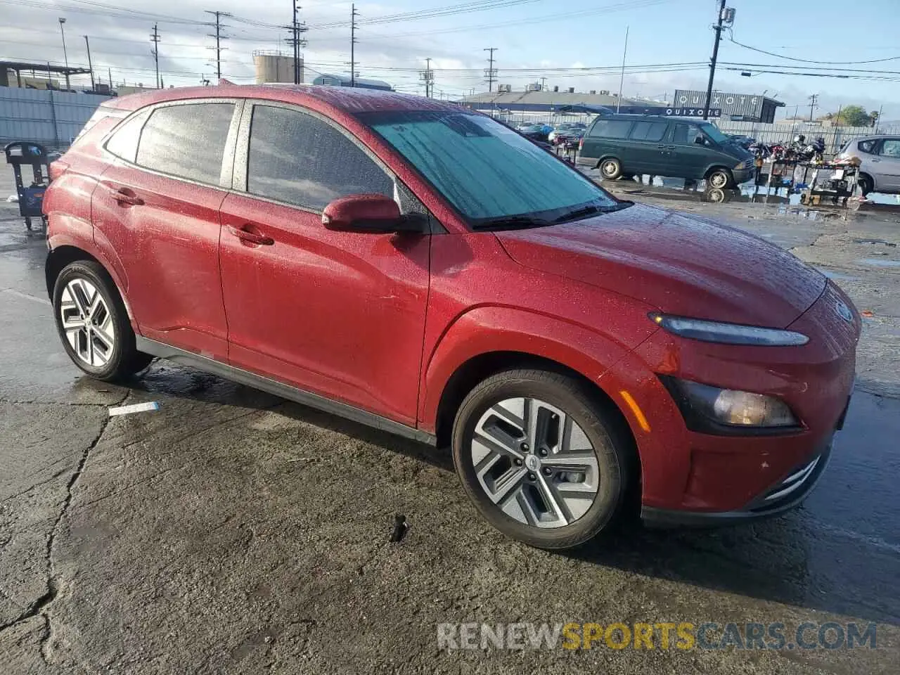 4 fotografías del automóvil dañado KM8K23AGXPU184362 HYUNDAI KONA 2023