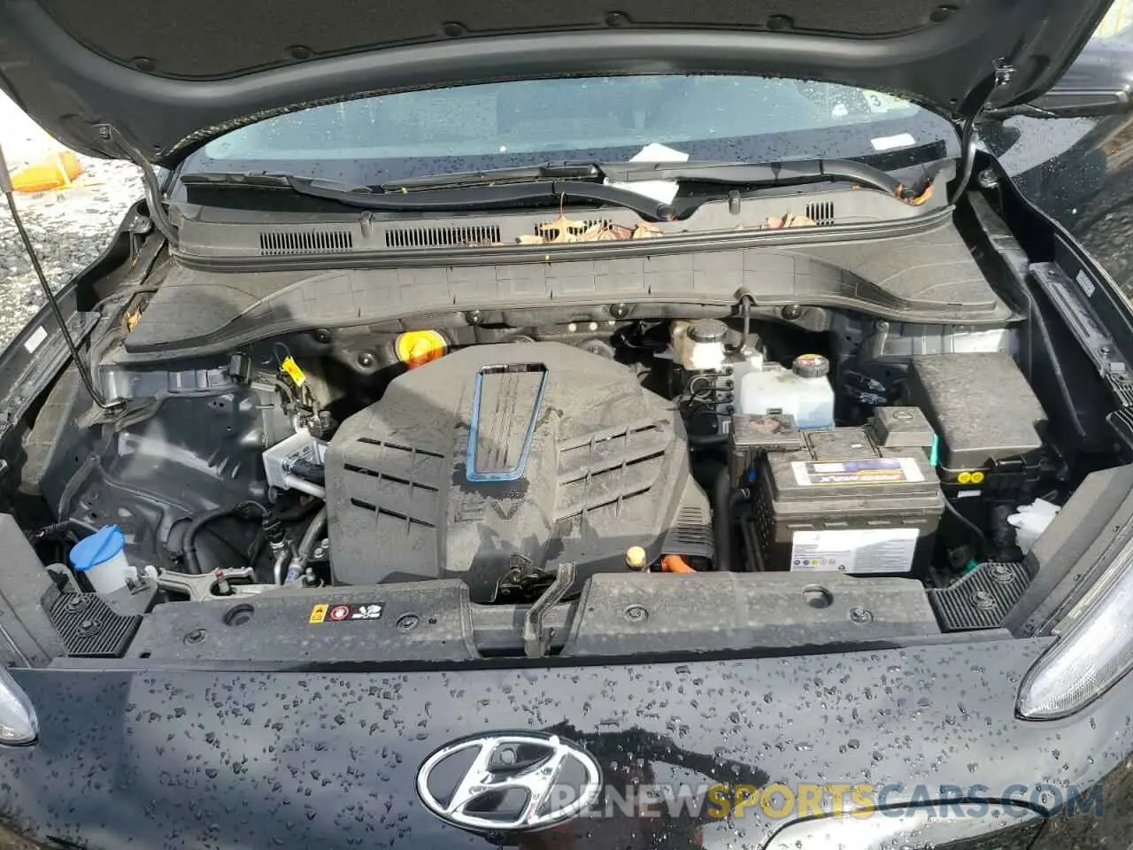 12 fotografías del automóvil dañado KM8K23AGXPU191490 HYUNDAI KONA 2023