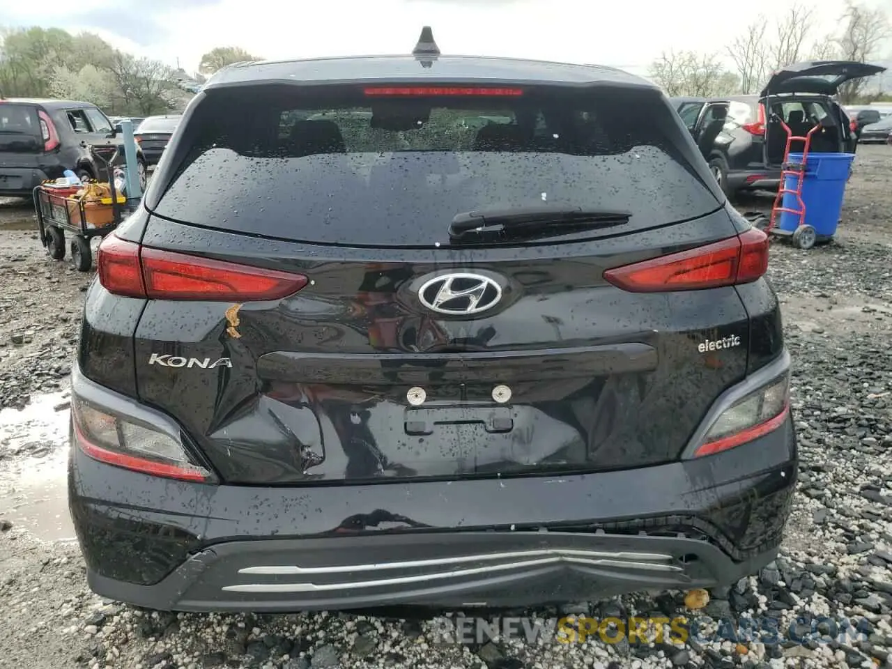 6 fotografías del automóvil dañado KM8K23AGXPU191490 HYUNDAI KONA 2023