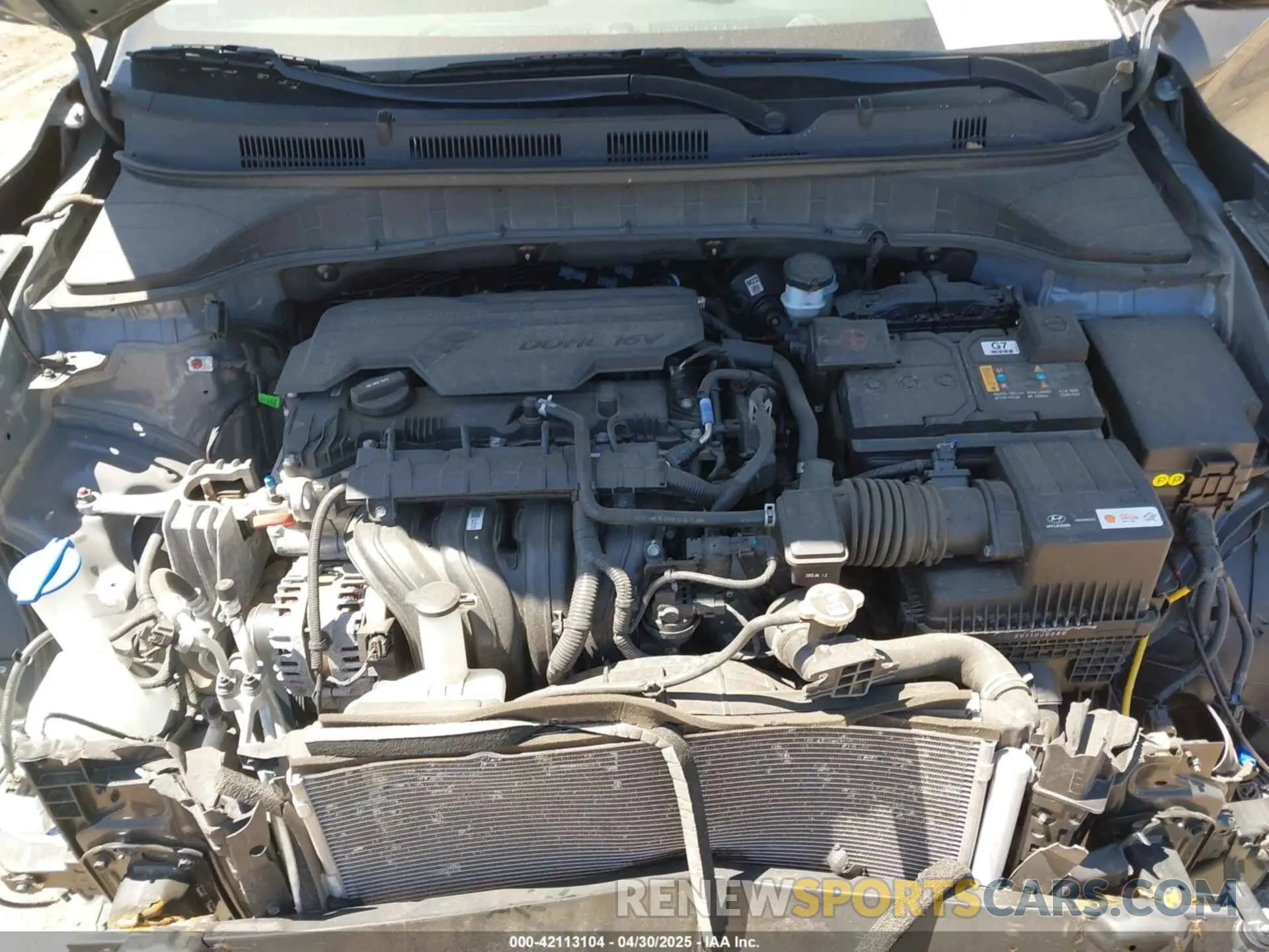 10 fotografías del automóvil dañado KM8K2CAB2PU042124 HYUNDAI KONA 2023