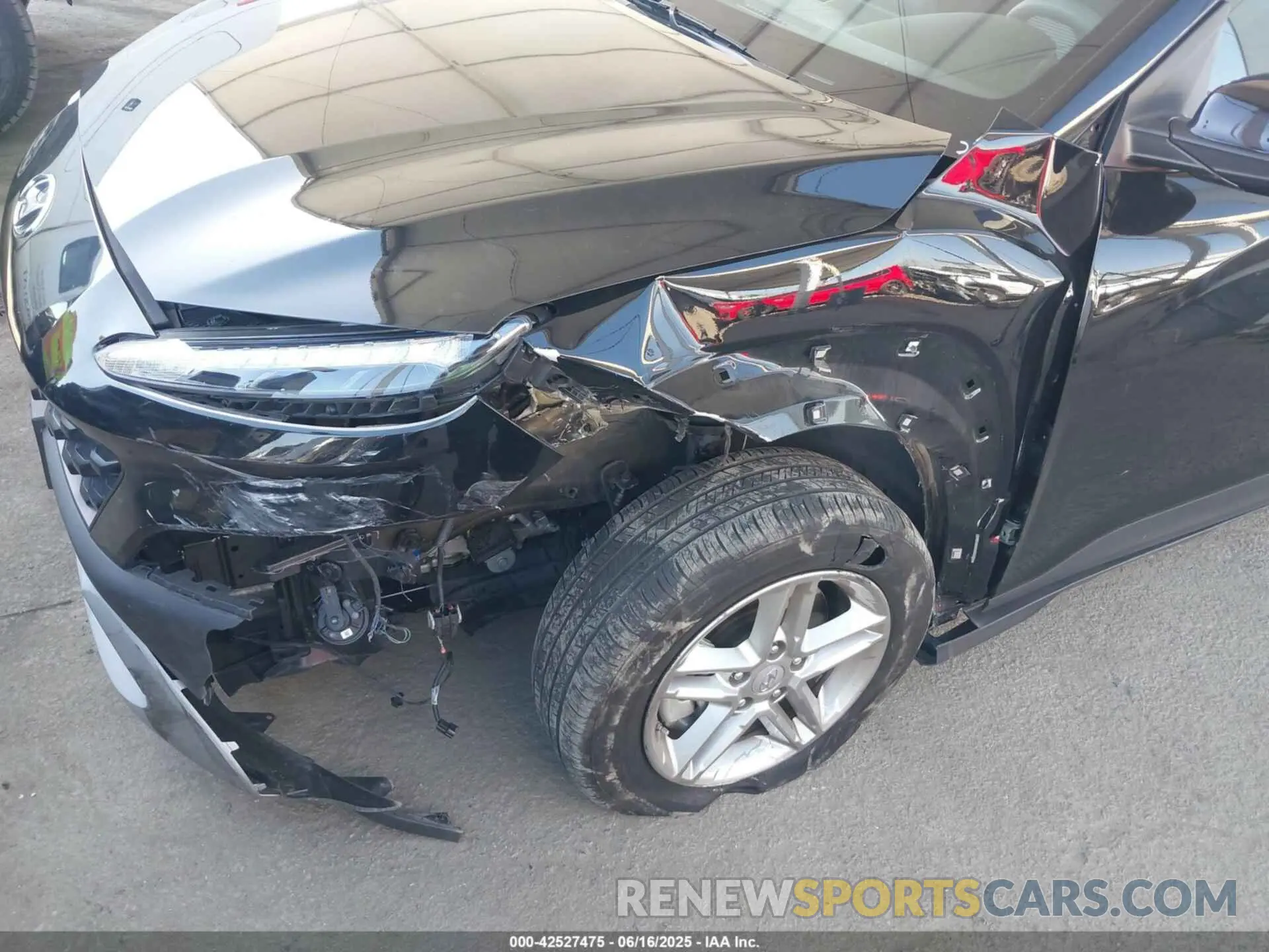 6 fotografías del automóvil dañado KM8K2CAB4PU056655 HYUNDAI KONA 2023