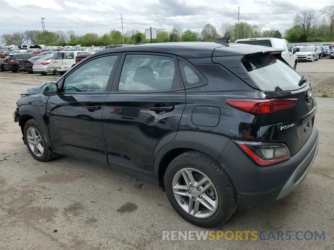 2 fotografías del automóvil dañado KM8K2CAB4PU995675 HYUNDAI KONA 2023