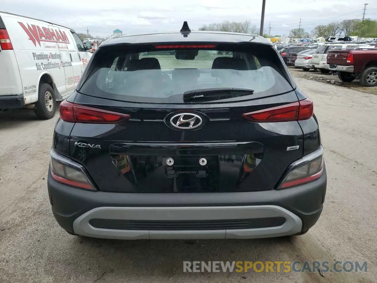 6 fotografías del automóvil dañado KM8K2CAB4PU995675 HYUNDAI KONA 2023