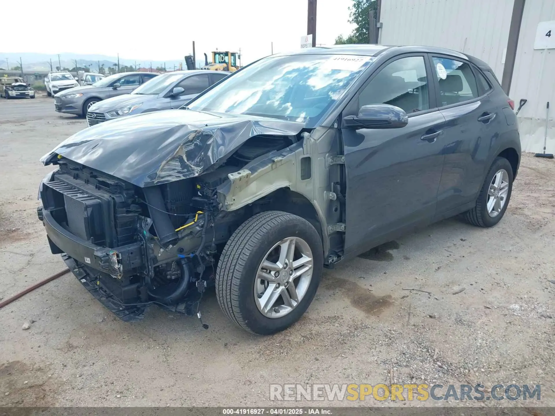 2 fotografías del automóvil dañado KM8K2CAB6PU048024 HYUNDAI KONA 2023