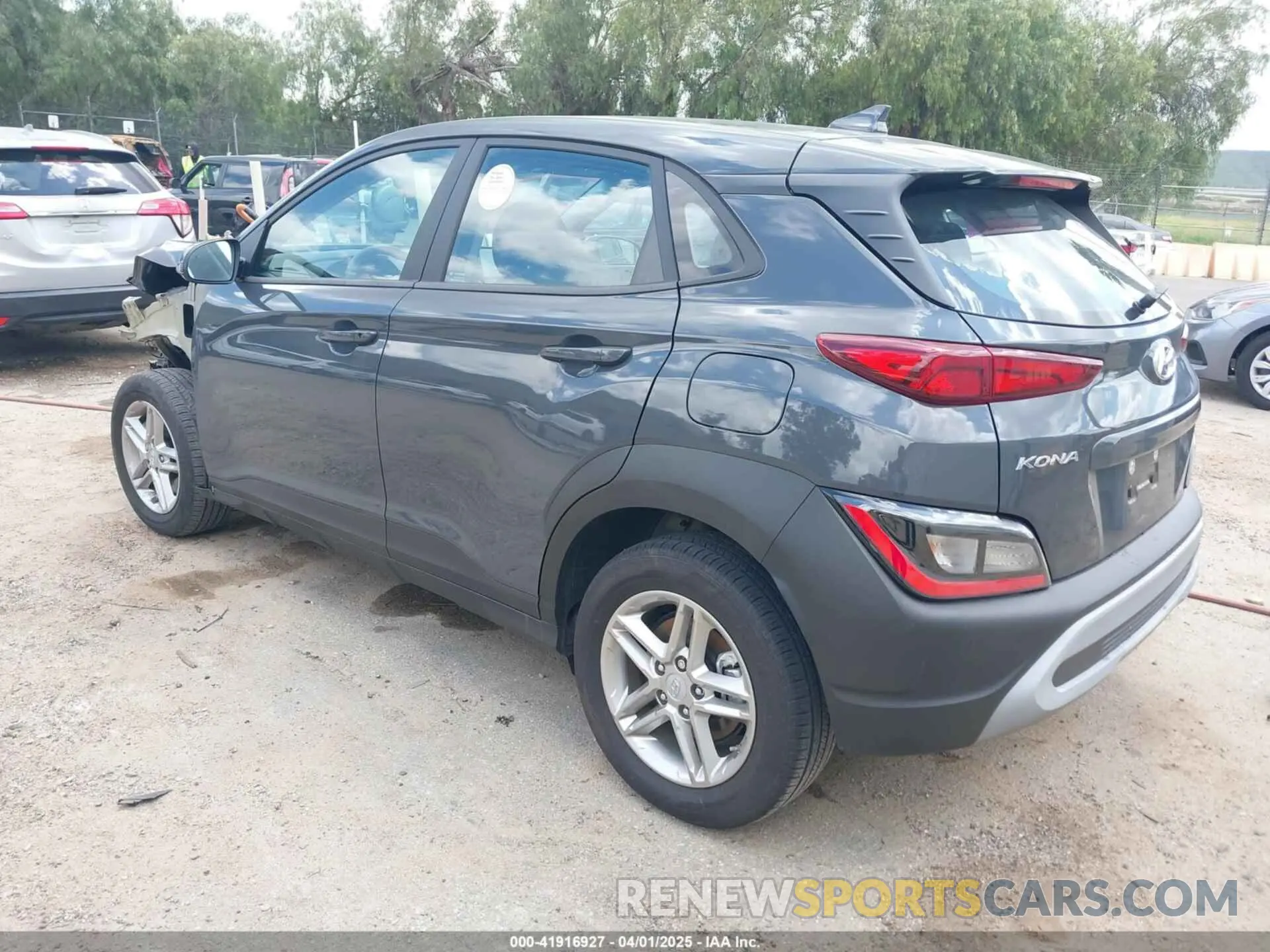 3 fotografías del automóvil dañado KM8K2CAB6PU048024 HYUNDAI KONA 2023