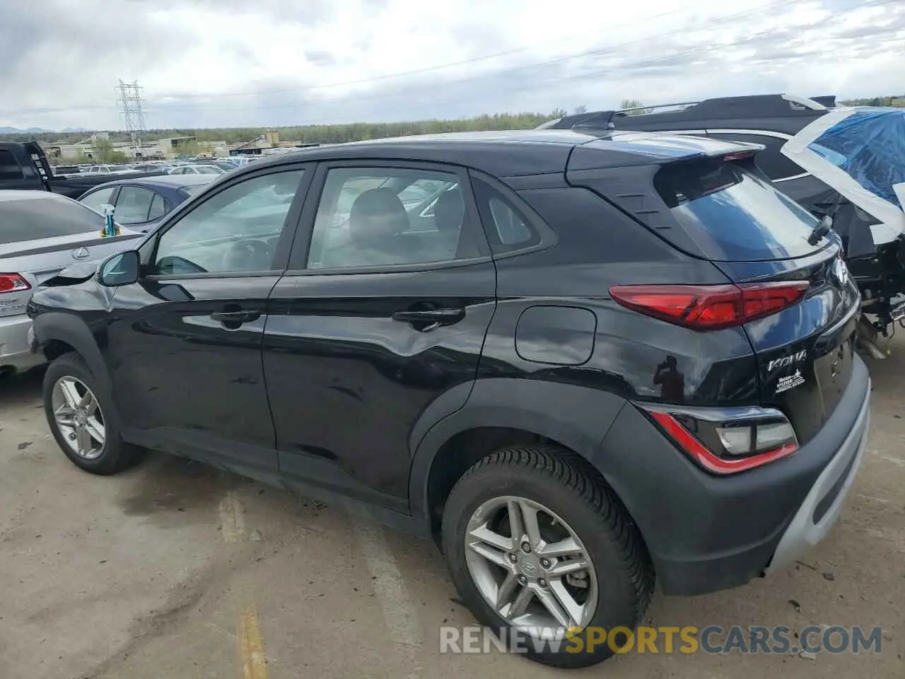 2 fotografías del automóvil dañado KM8K2CAB9PU989287 HYUNDAI KONA 2023