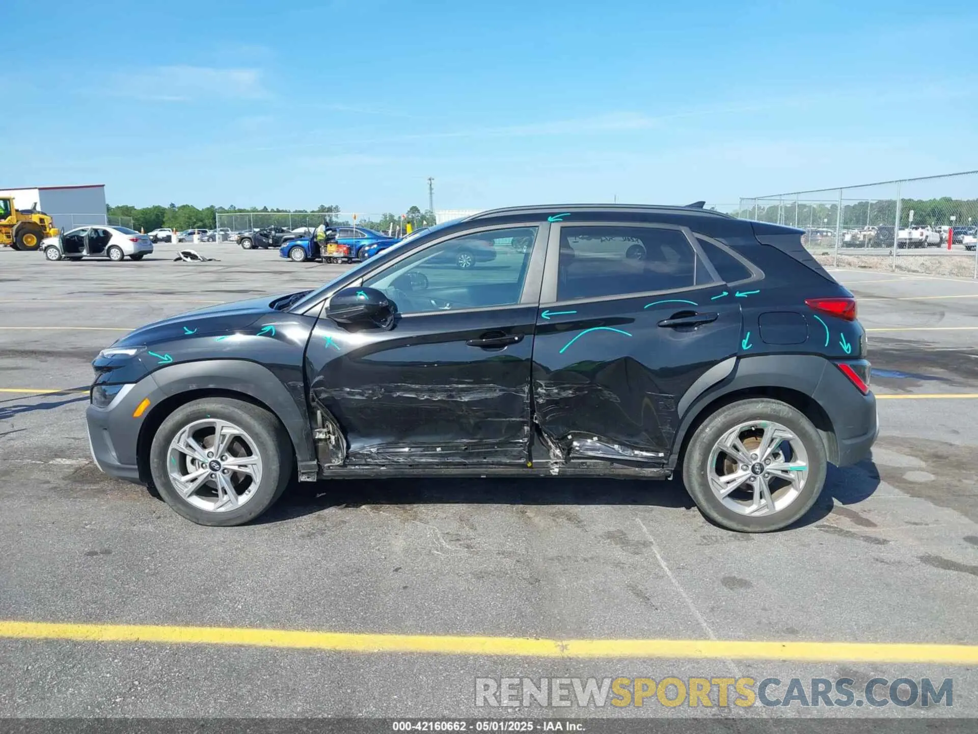 14 fotografías del automóvil dañado KM8K32AB0PU936064 HYUNDAI KONA 2023