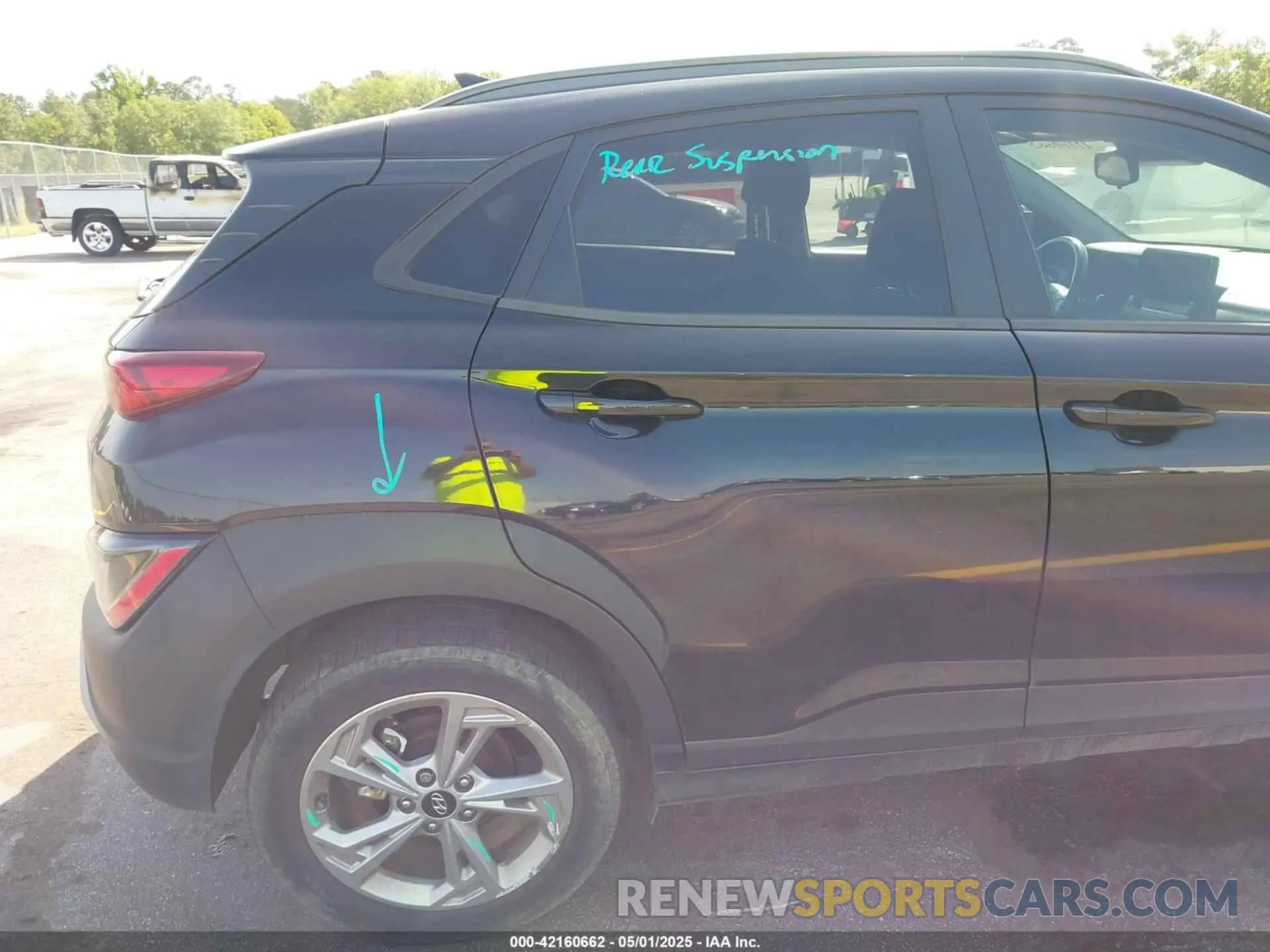 17 fotografías del automóvil dañado KM8K32AB0PU936064 HYUNDAI KONA 2023
