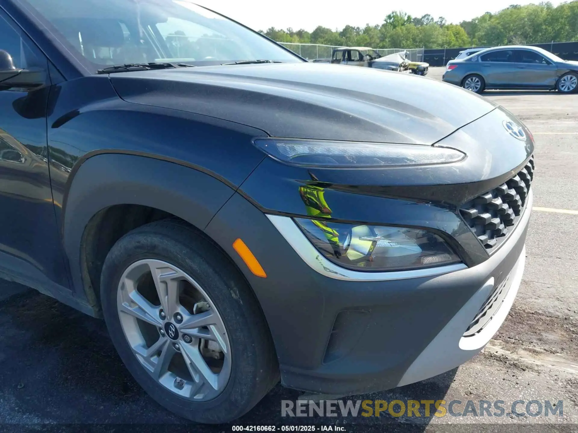 6 fotografías del automóvil dañado KM8K32AB0PU936064 HYUNDAI KONA 2023