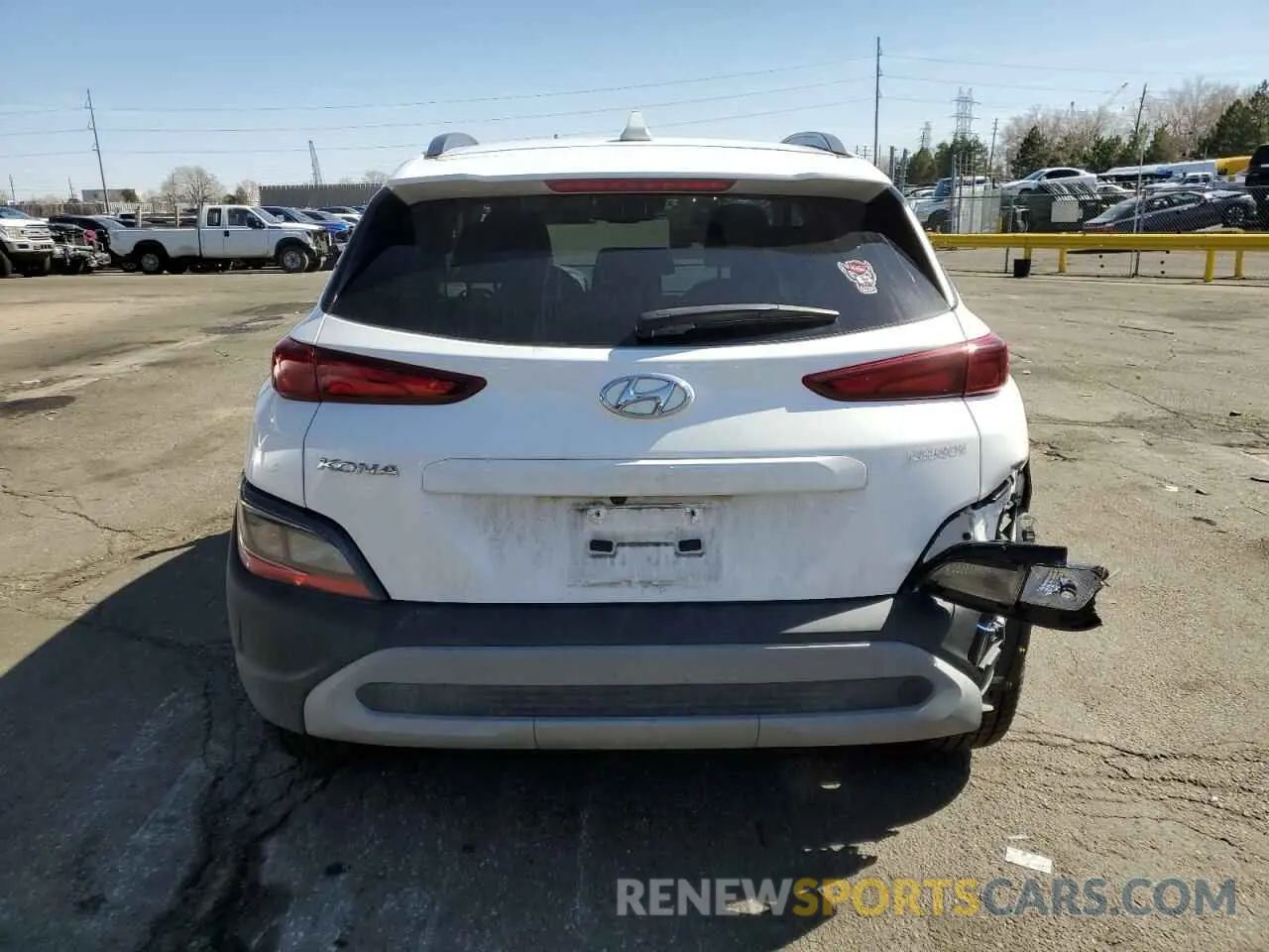 6 fotografías del automóvil dañado KM8K32AB2PU976324 HYUNDAI KONA 2023