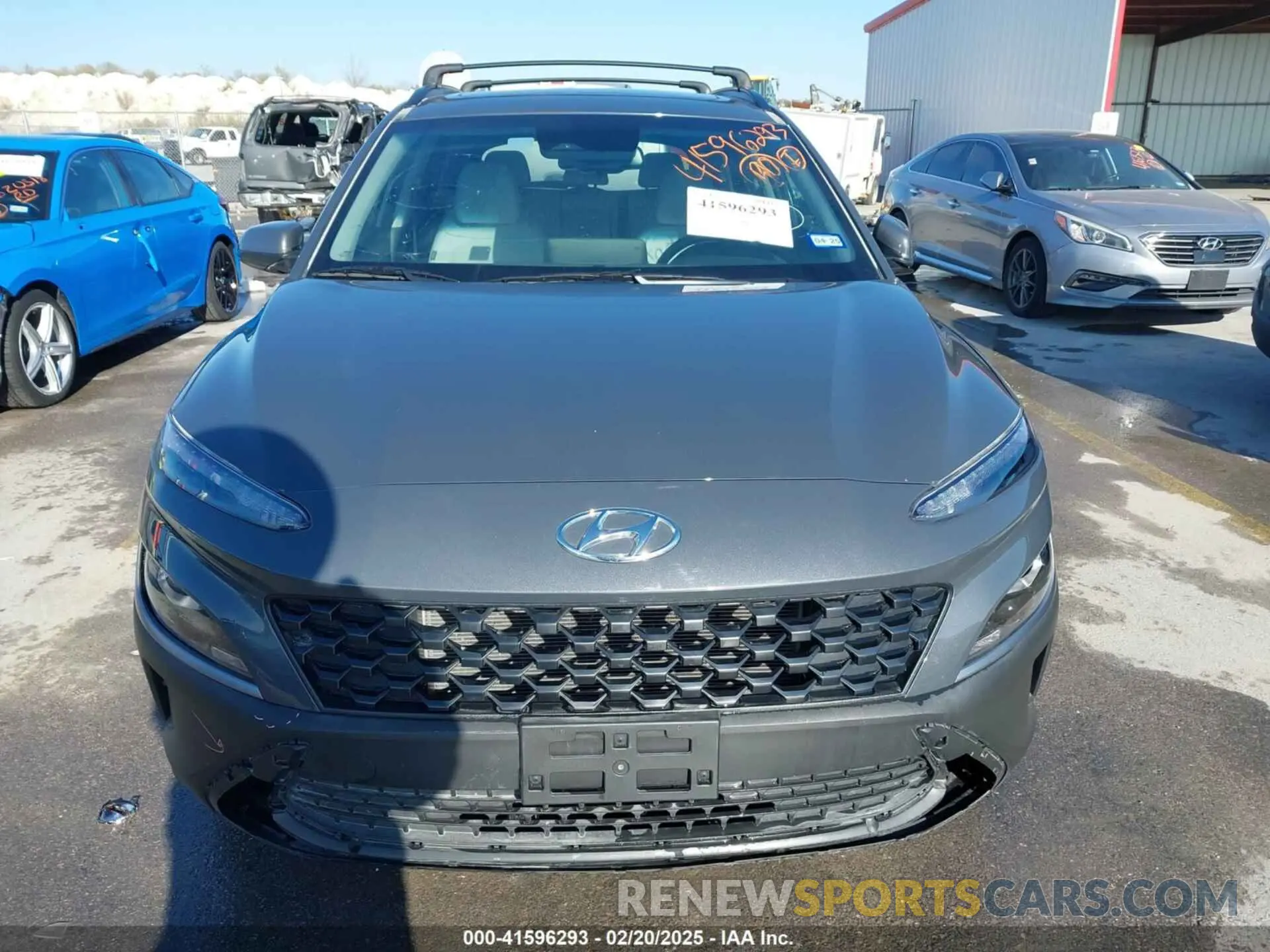 11 fotografías del automóvil dañado KM8K32AB2PU996203 HYUNDAI KONA 2023