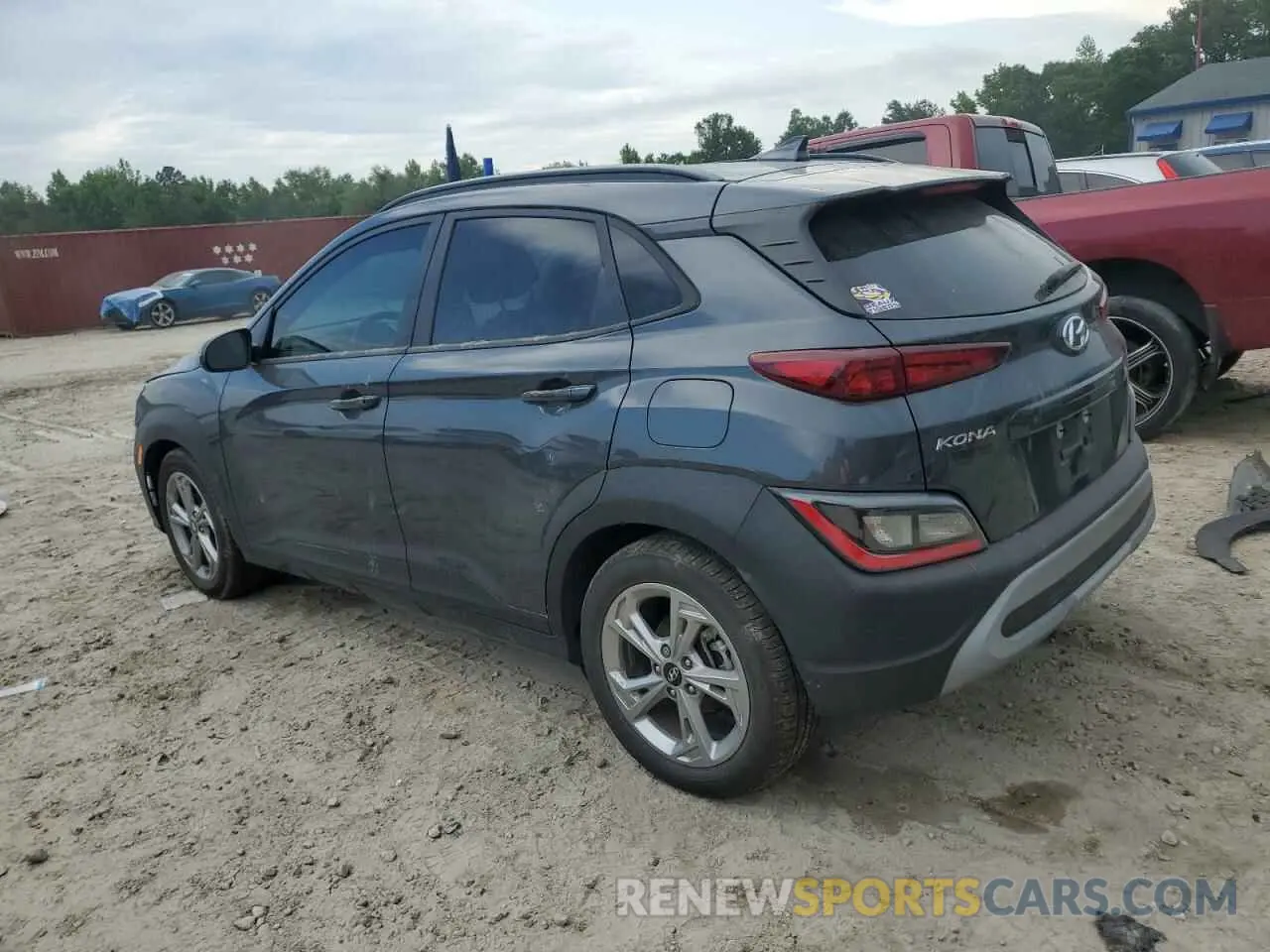 2 fotografías del automóvil dañado KM8K32AB4PU936181 HYUNDAI KONA 2023