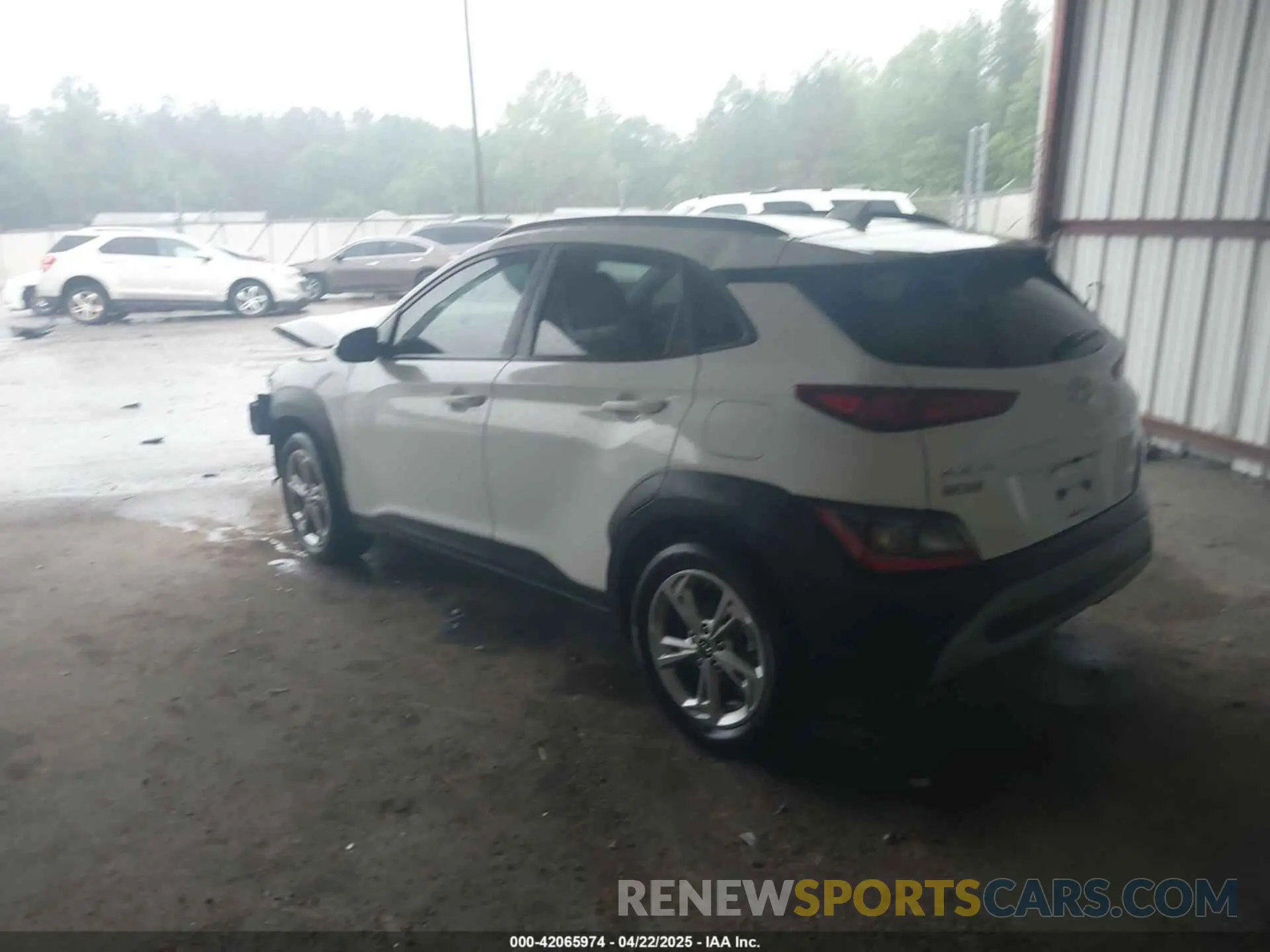 3 fotografías del automóvil dañado KM8K32AB8PU959074 HYUNDAI KONA 2023