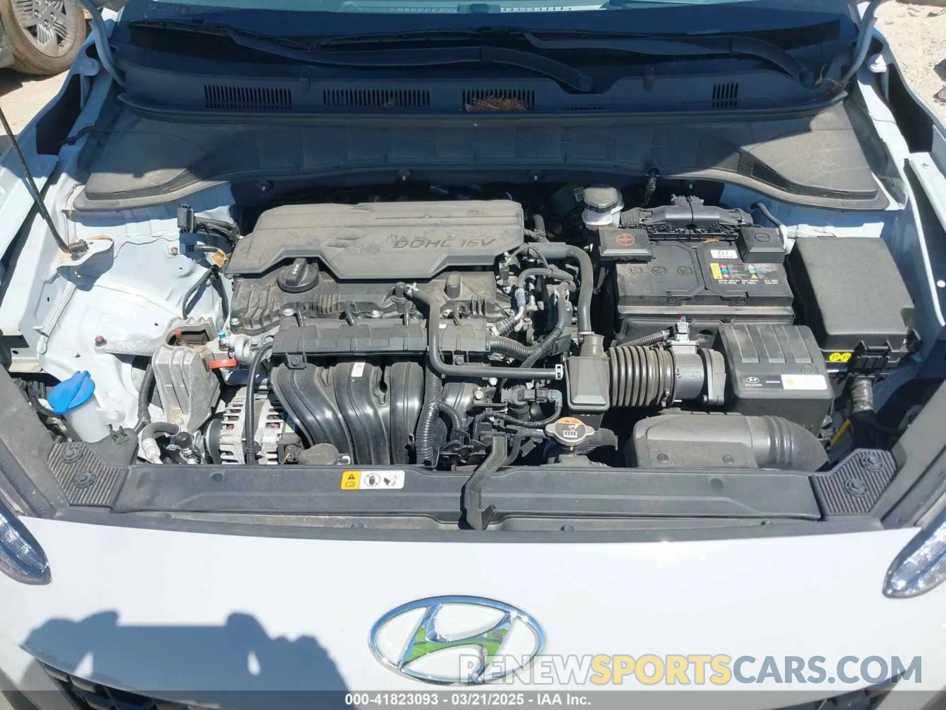 10 fotografías del automóvil dañado KM8K32AB8PU960824 HYUNDAI KONA 2023