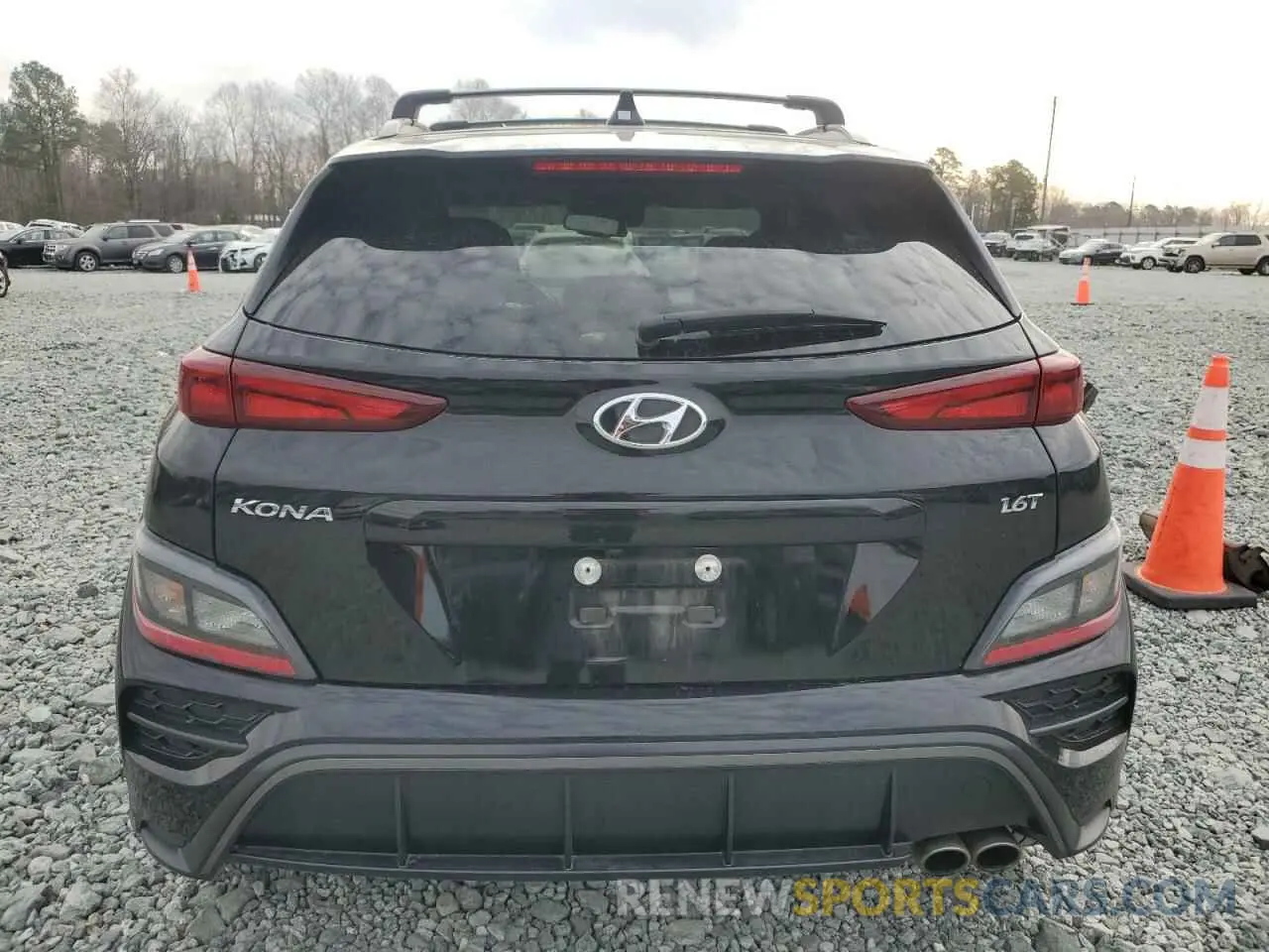6 fotografías del automóvil dañado KM8K33A32PU994188 HYUNDAI KONA 2023