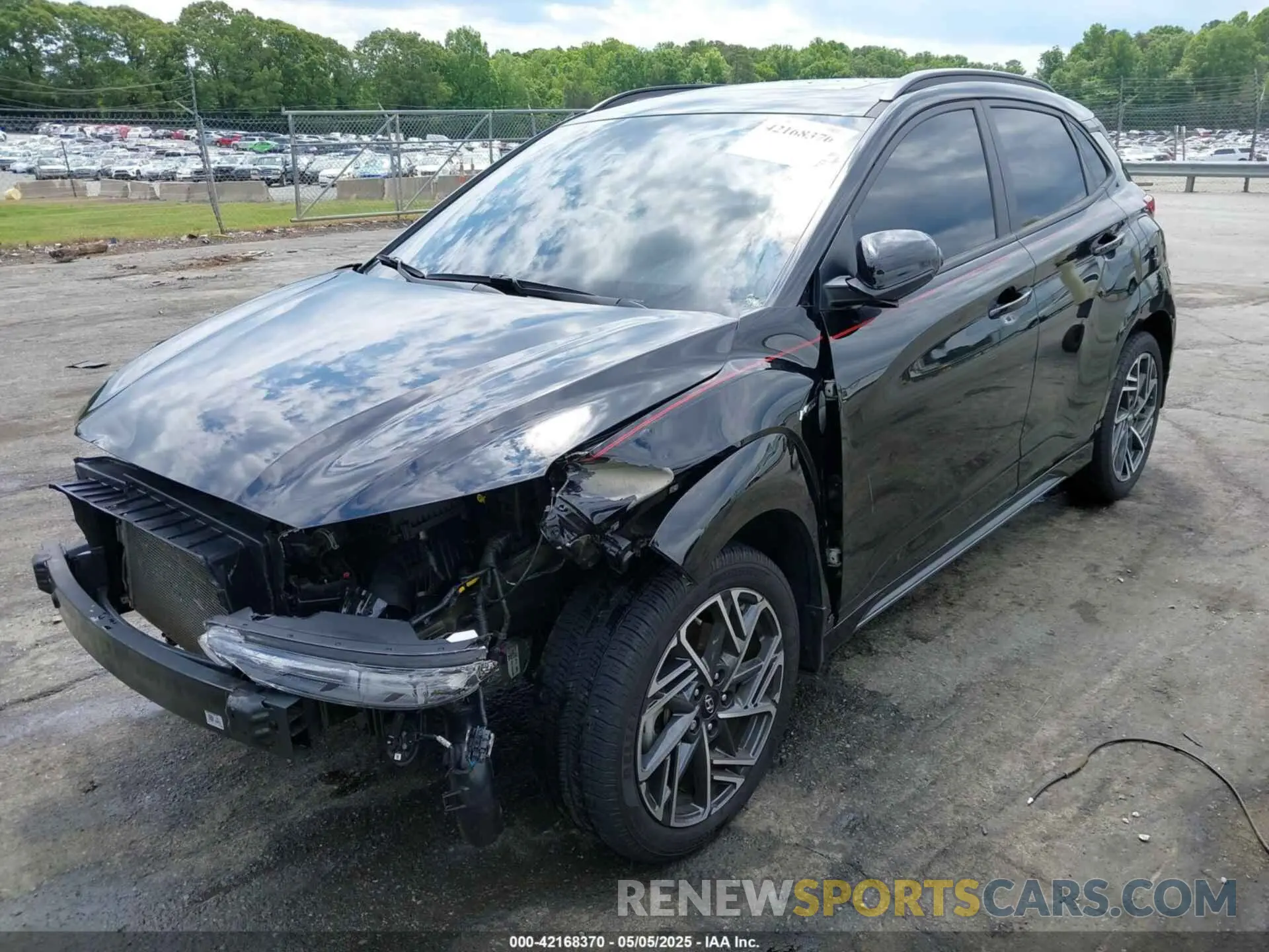 2 fotografías del automóvil dañado KM8K33A35PU002013 HYUNDAI KONA 2023