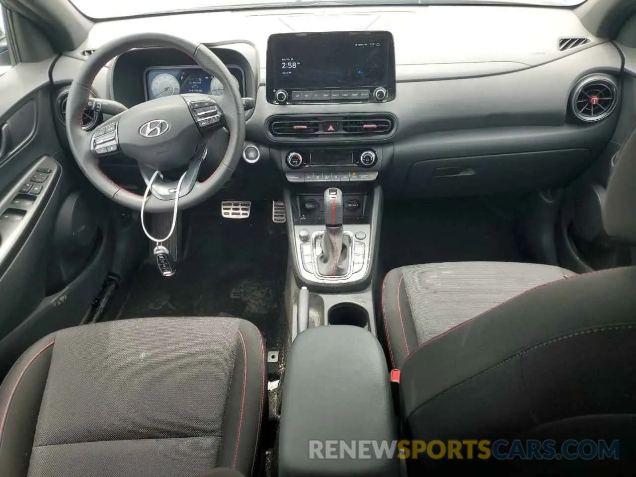 8 fotografías del automóvil dañado KM8K33A36PU023422 HYUNDAI KONA 2023