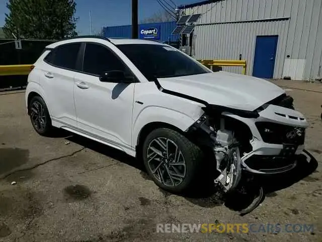 12 fotografías del automóvil dañado KM8K33A37PU020206 HYUNDAI KONA 2023