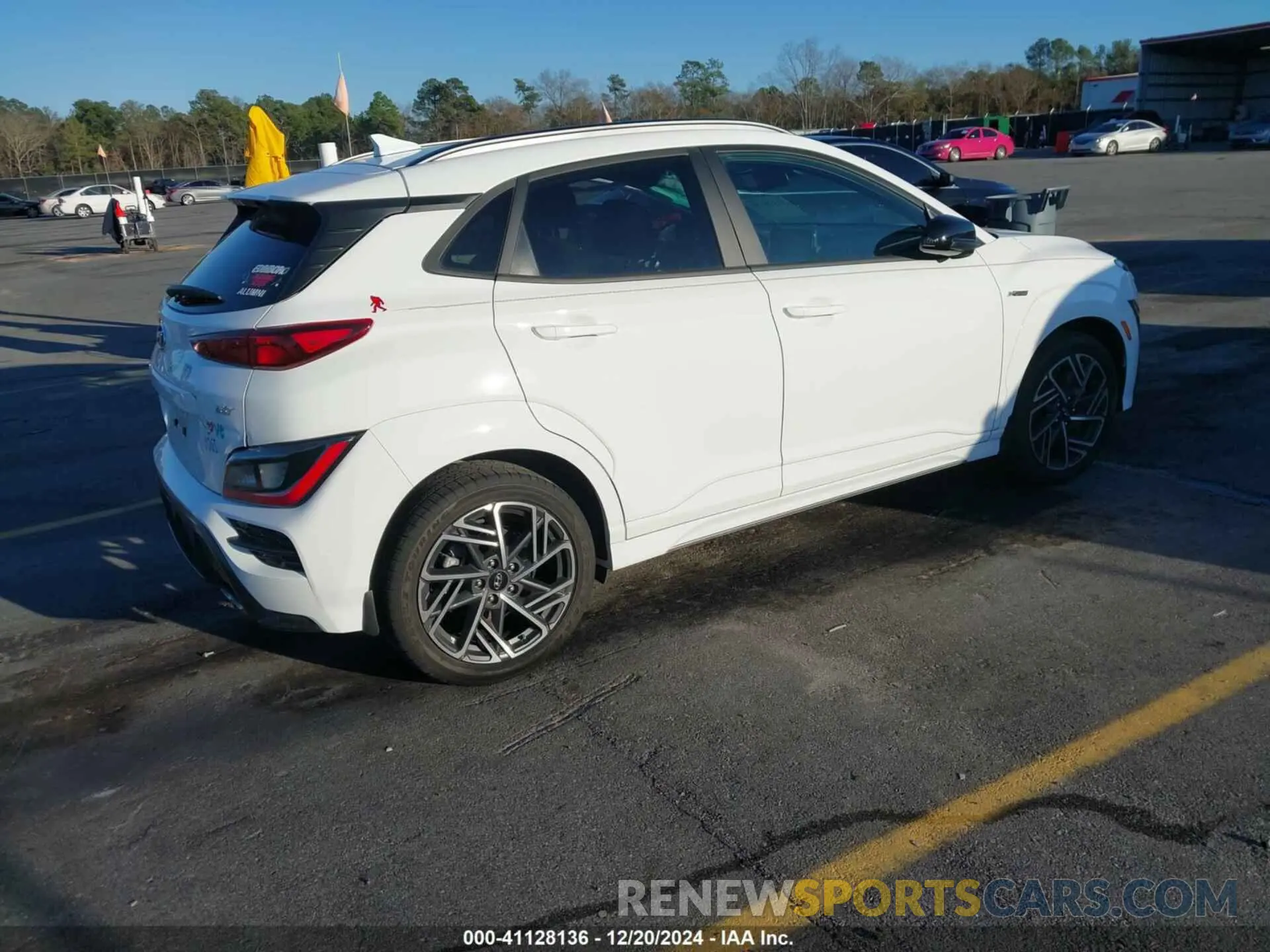 4 fotografías del automóvil dañado KM8K33A37PU930616 HYUNDAI KONA 2023