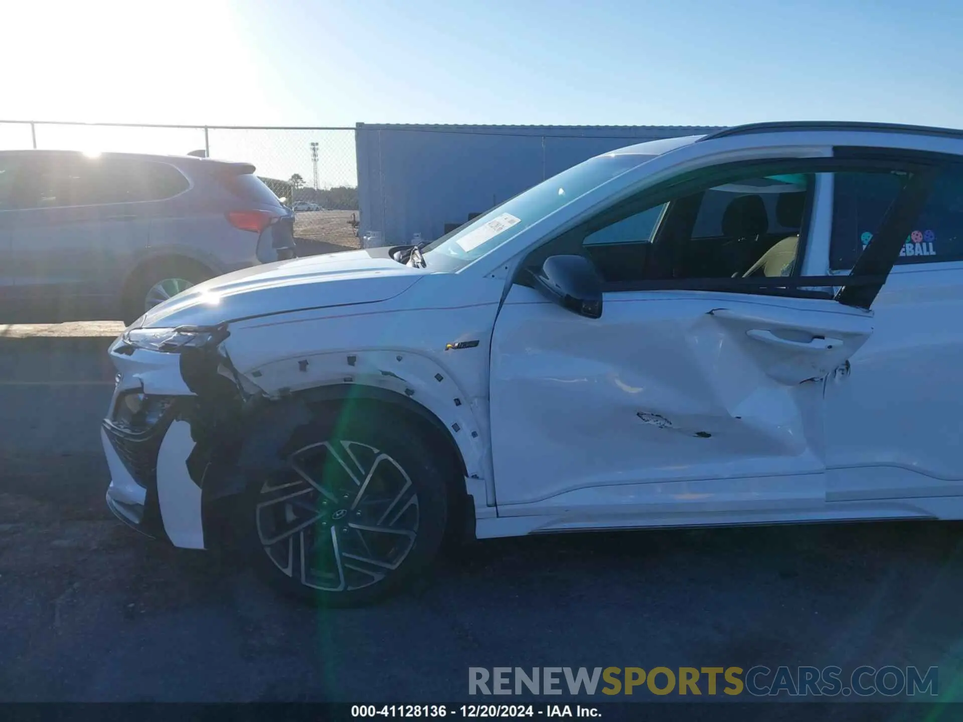 6 fotografías del automóvil dañado KM8K33A37PU930616 HYUNDAI KONA 2023