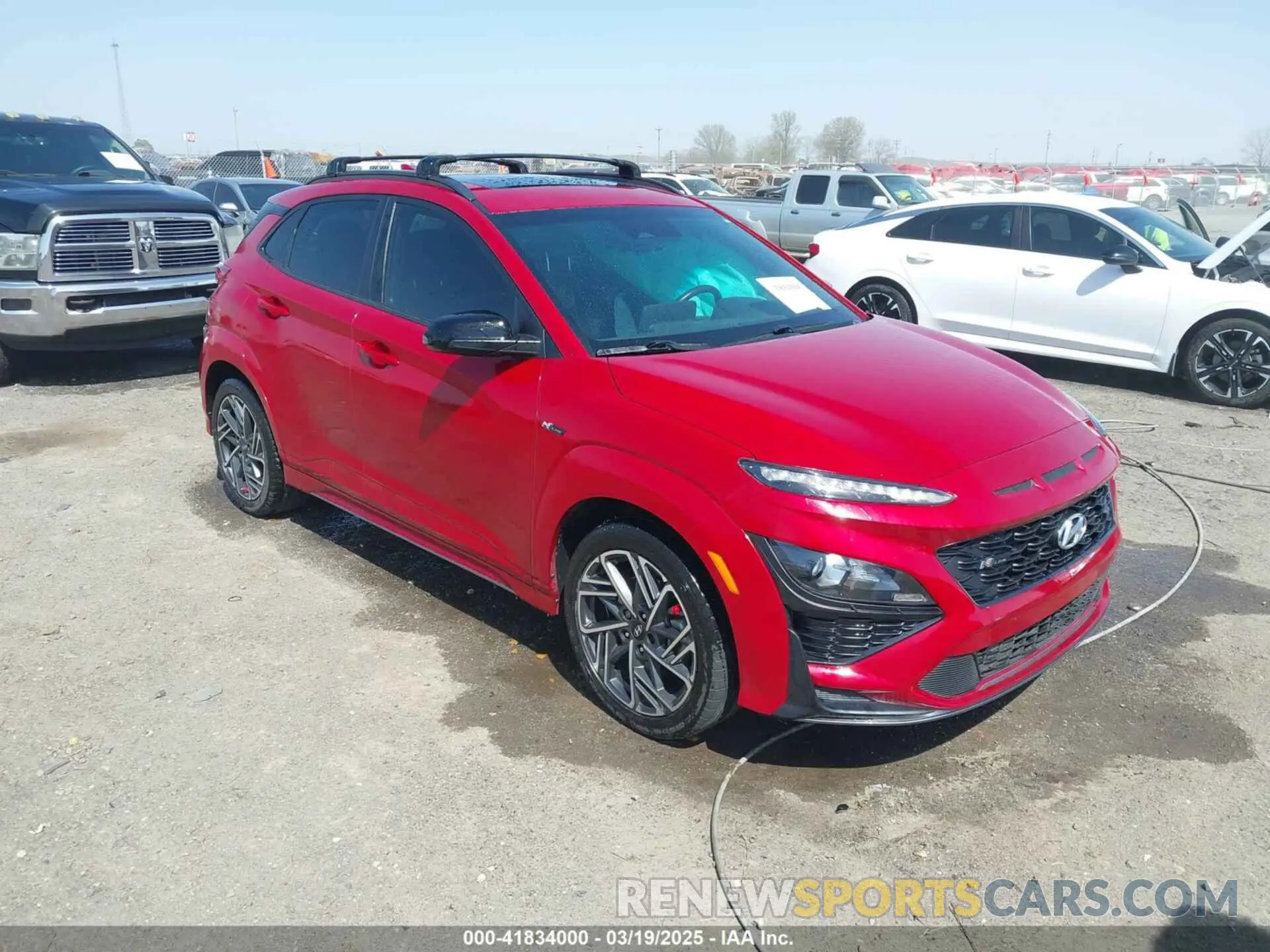 1 fotografías del automóvil dañado KM8K33A39PU951418 HYUNDAI KONA 2023
