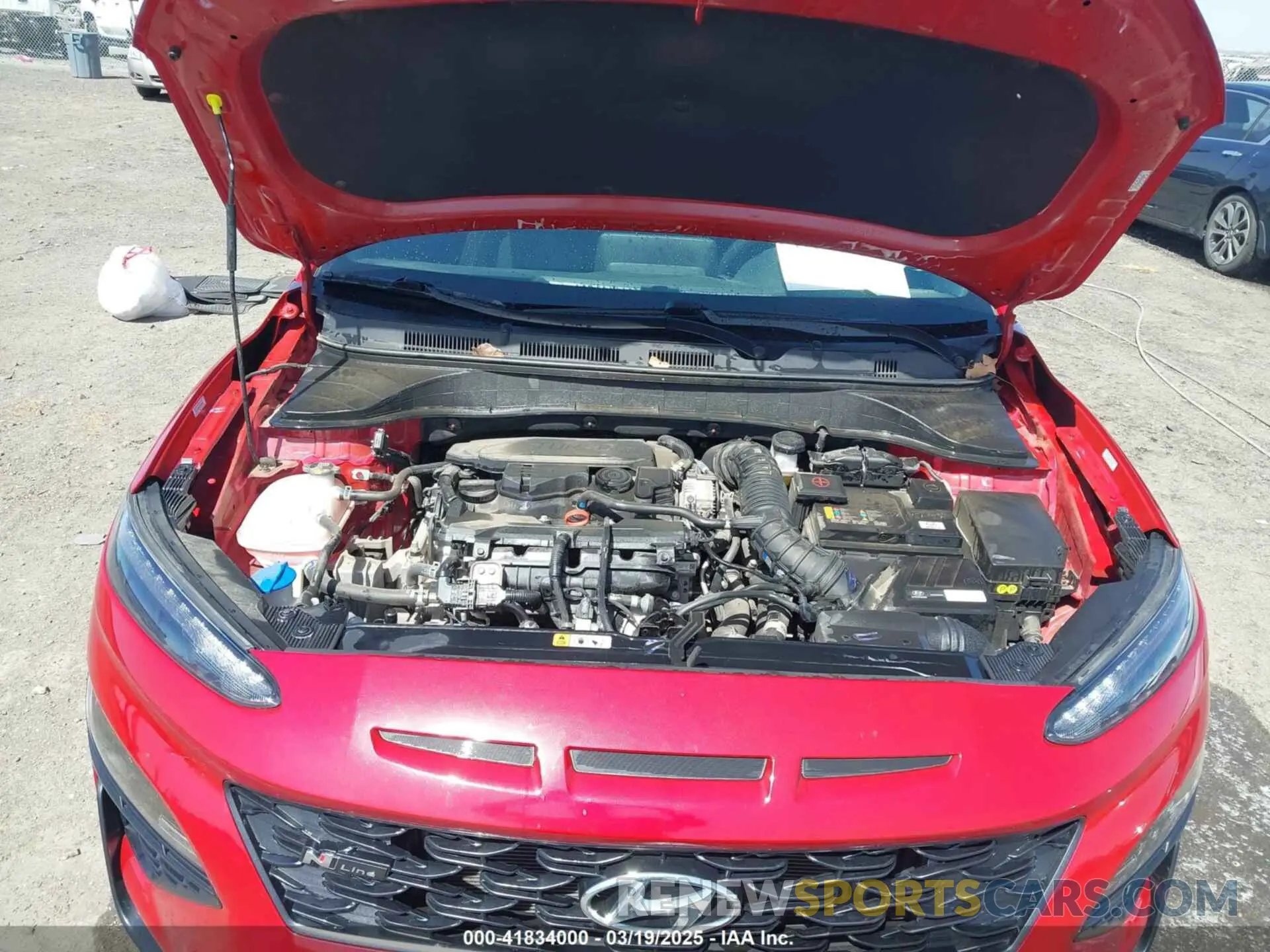 10 fotografías del automóvil dañado KM8K33A39PU951418 HYUNDAI KONA 2023
