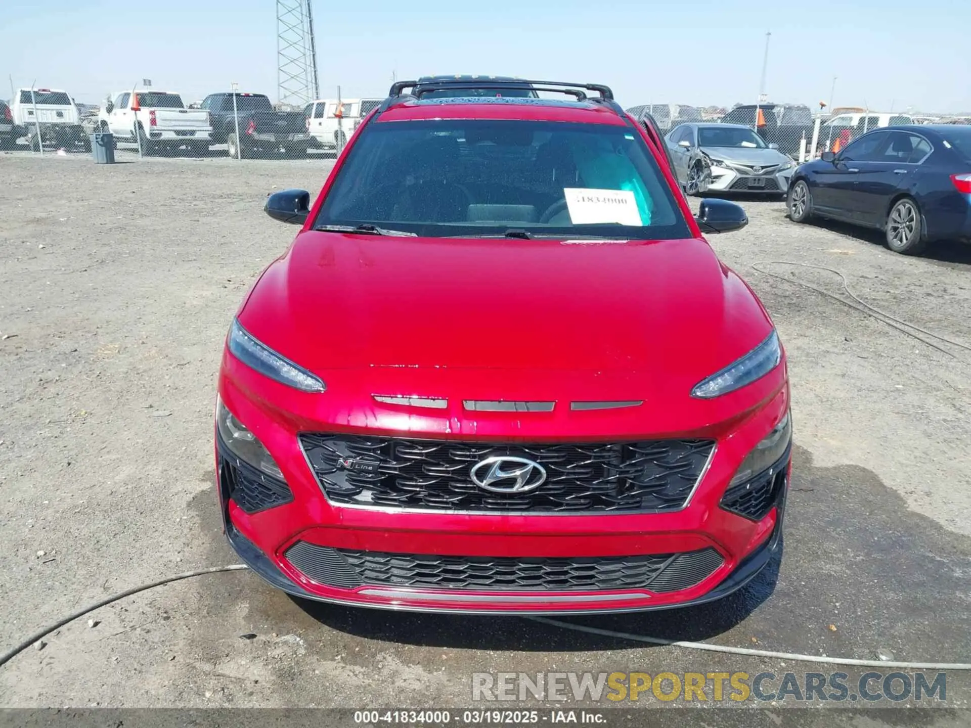12 fotografías del automóvil dañado KM8K33A39PU951418 HYUNDAI KONA 2023