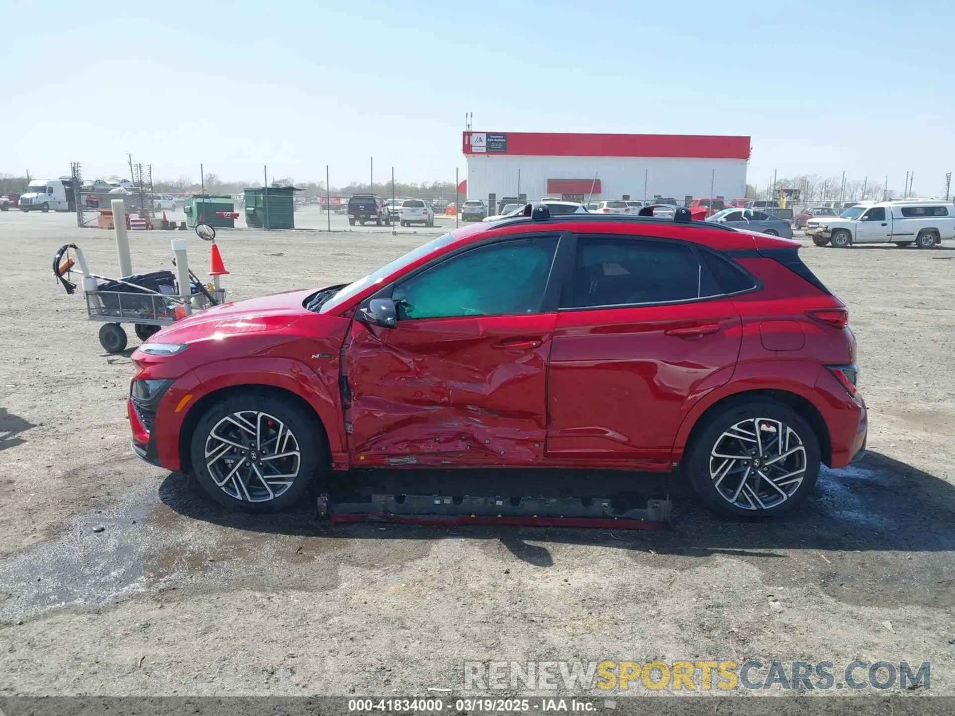 14 fotografías del automóvil dañado KM8K33A39PU951418 HYUNDAI KONA 2023