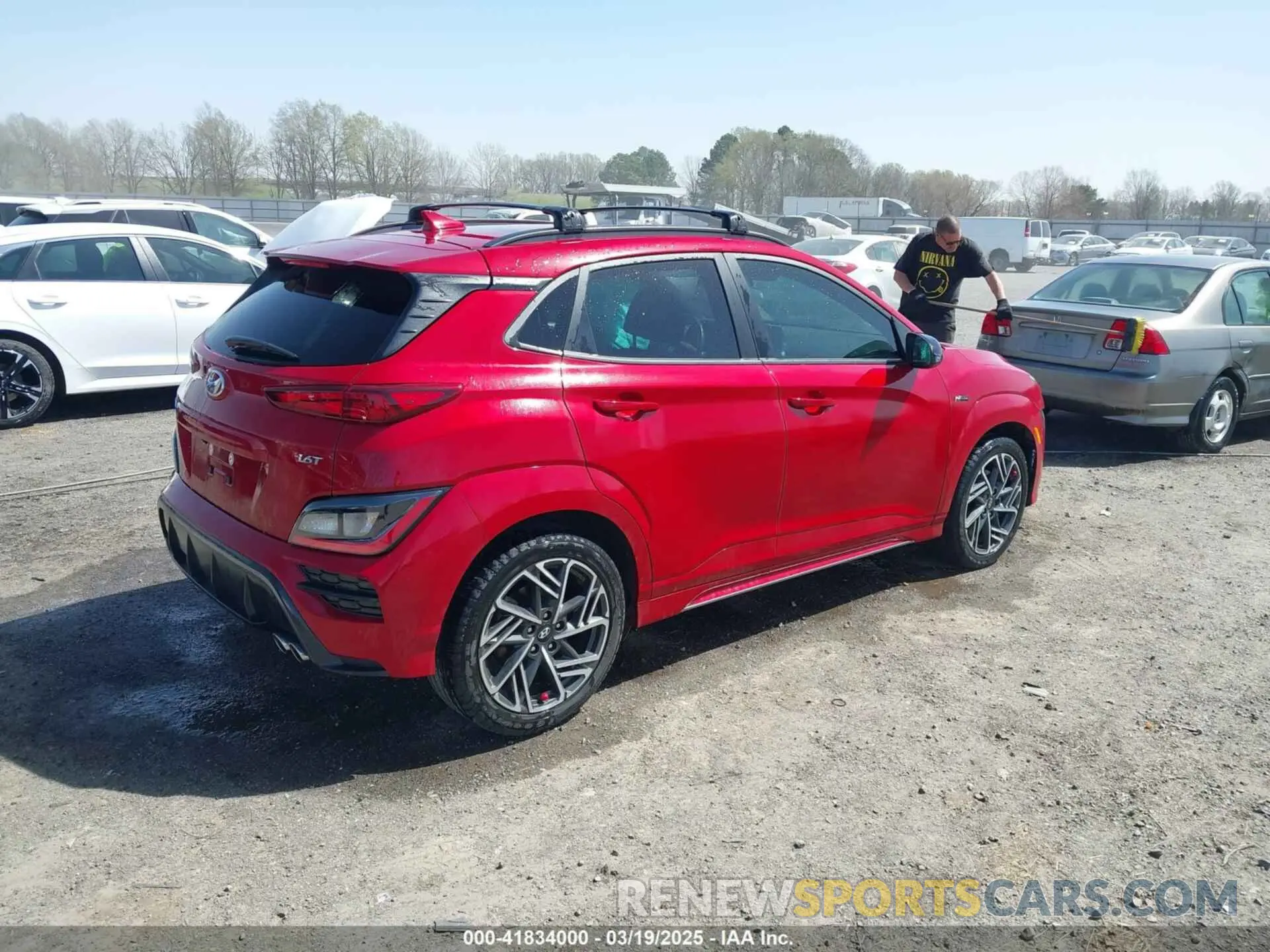 4 fotografías del automóvil dañado KM8K33A39PU951418 HYUNDAI KONA 2023