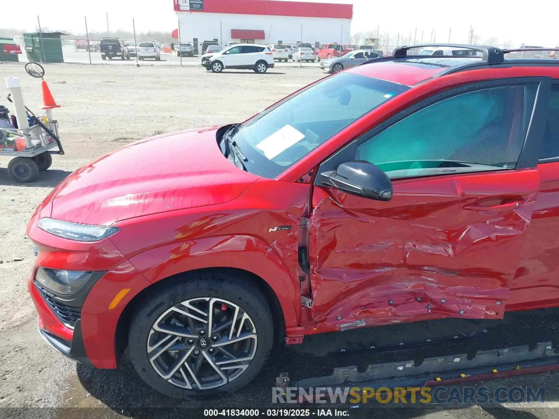 6 fotografías del automóvil dañado KM8K33A39PU951418 HYUNDAI KONA 2023