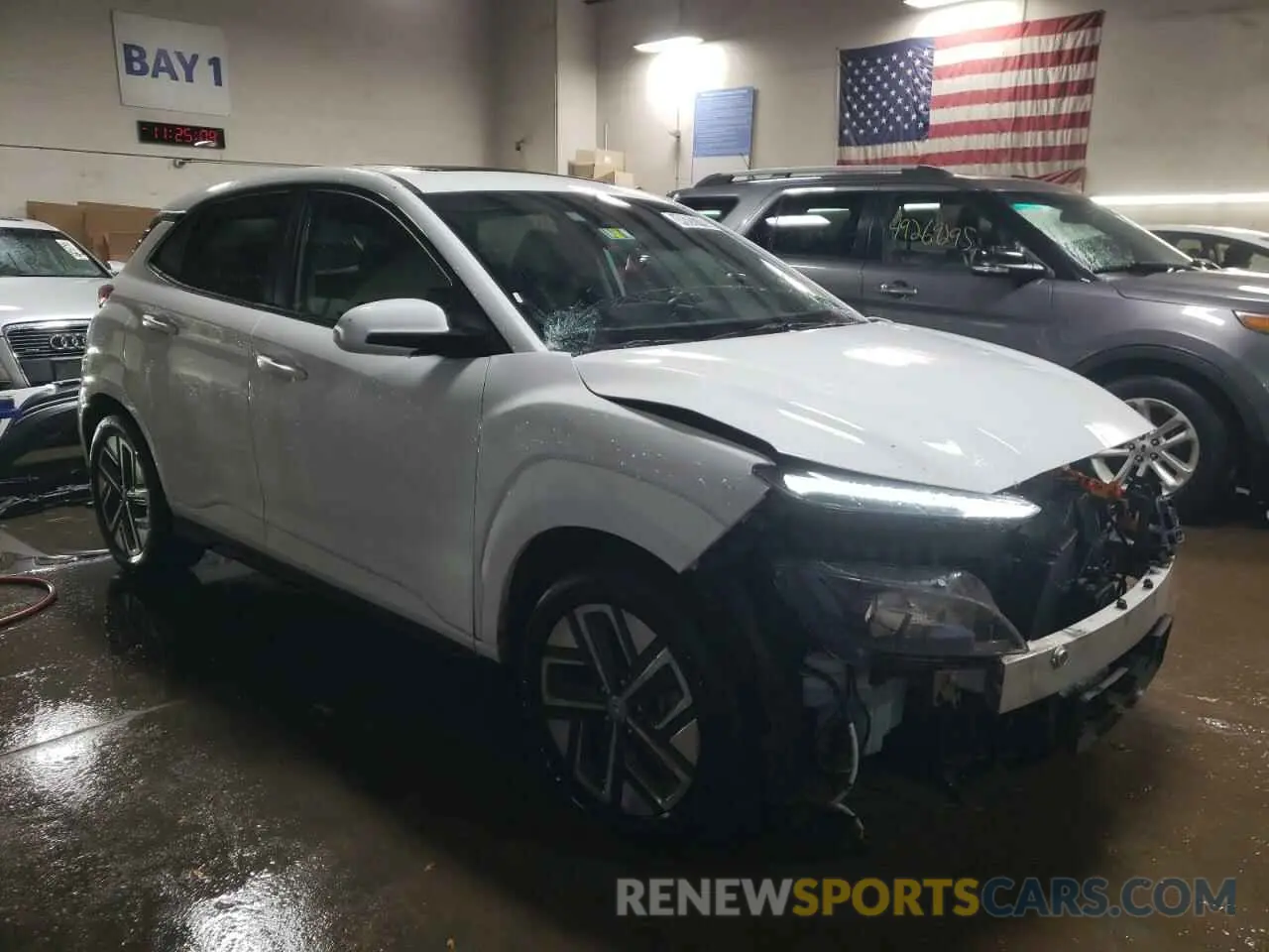 4 fotografías del automóvil dañado KM8K33AG2PU182571 HYUNDAI KONA 2023