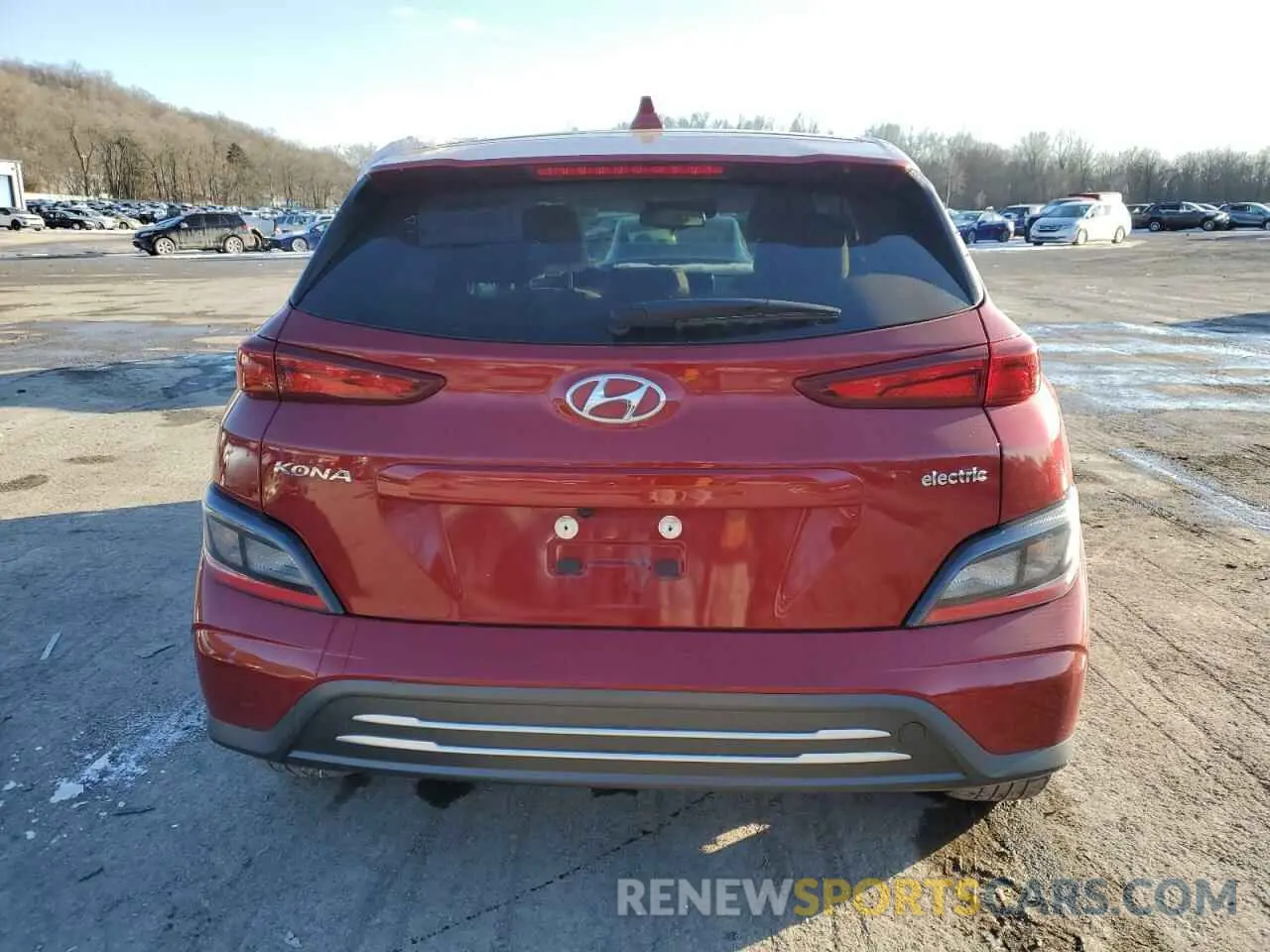 6 fotografías del automóvil dañado KM8K33AG3PU190503 HYUNDAI KONA 2023