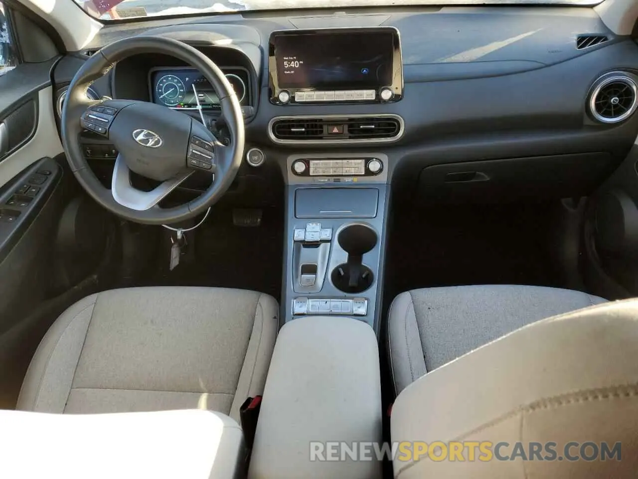 8 fotografías del automóvil dañado KM8K33AG3PU190503 HYUNDAI KONA 2023
