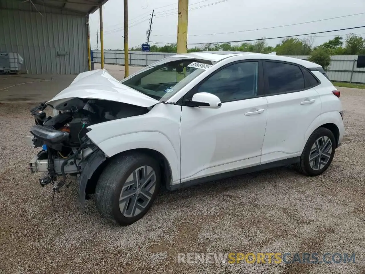 1 fotografías del automóvil dañado KM8K33AG4PU193507 HYUNDAI KONA 2023