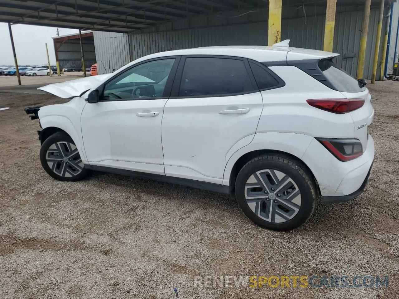 2 fotografías del automóvil dañado KM8K33AG4PU193507 HYUNDAI KONA 2023