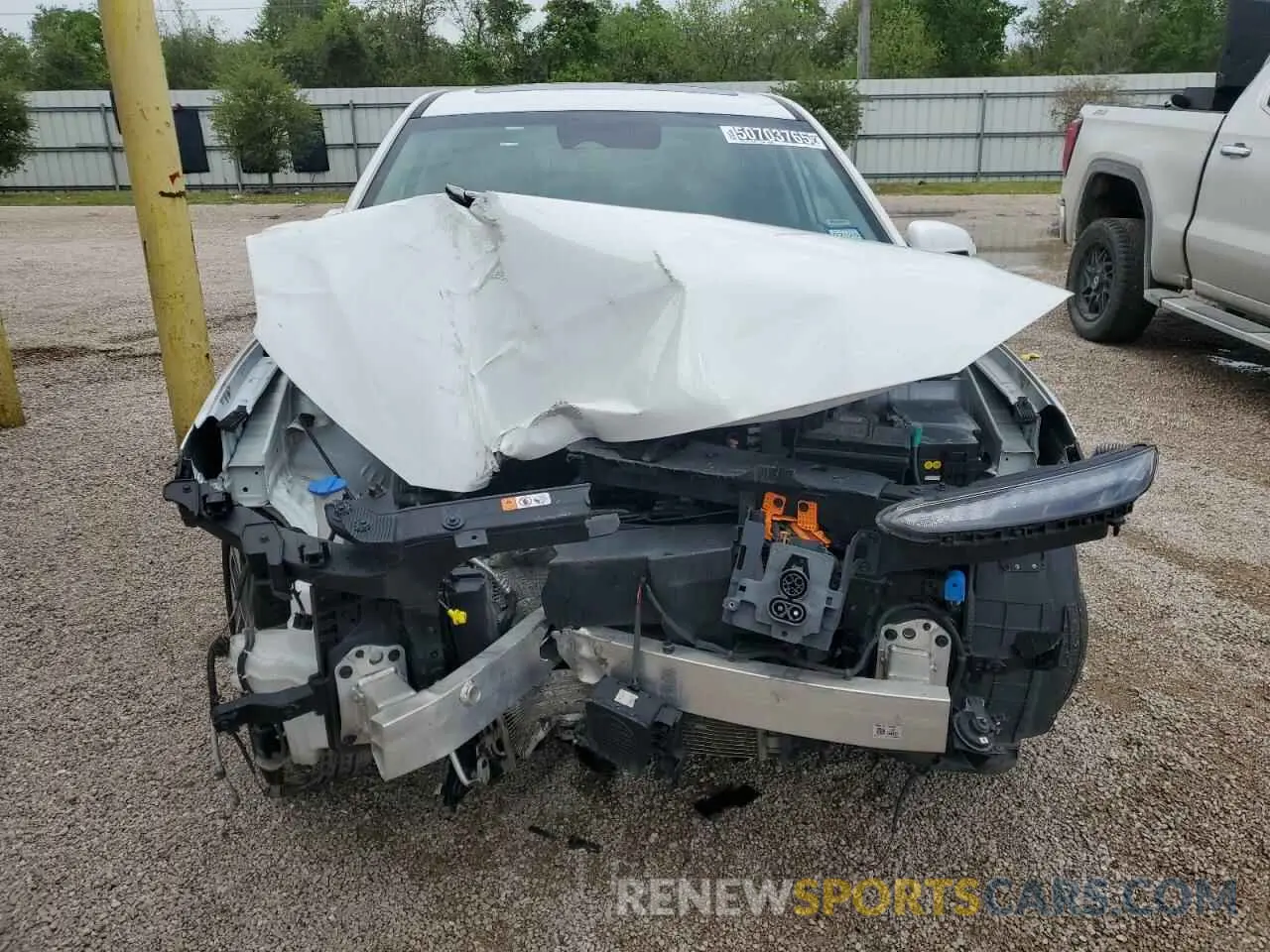 5 fotografías del automóvil dañado KM8K33AG4PU193507 HYUNDAI KONA 2023