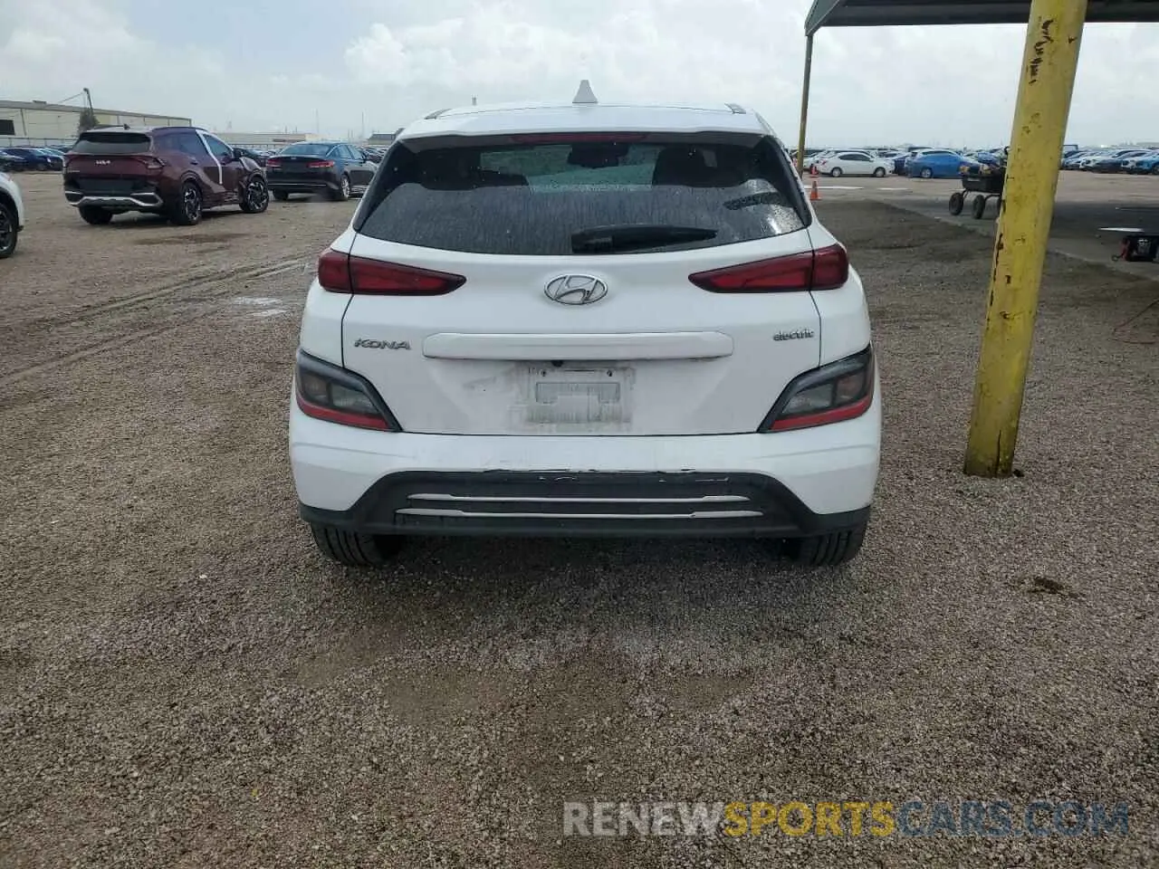 6 fotografías del automóvil dañado KM8K33AG4PU193507 HYUNDAI KONA 2023