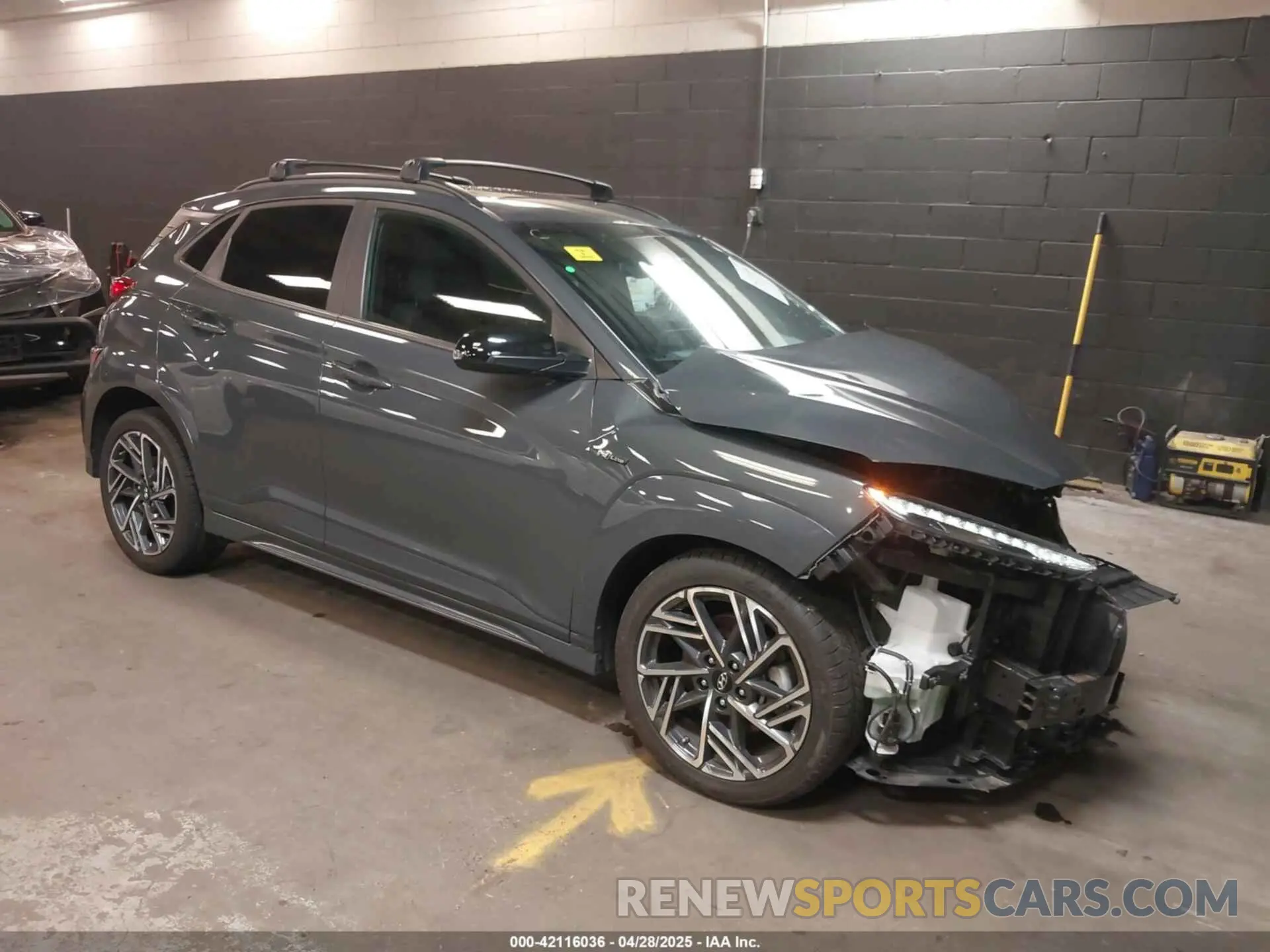 1 fotografías del automóvil dañado KM8K3CA31PU005264 HYUNDAI KONA 2023