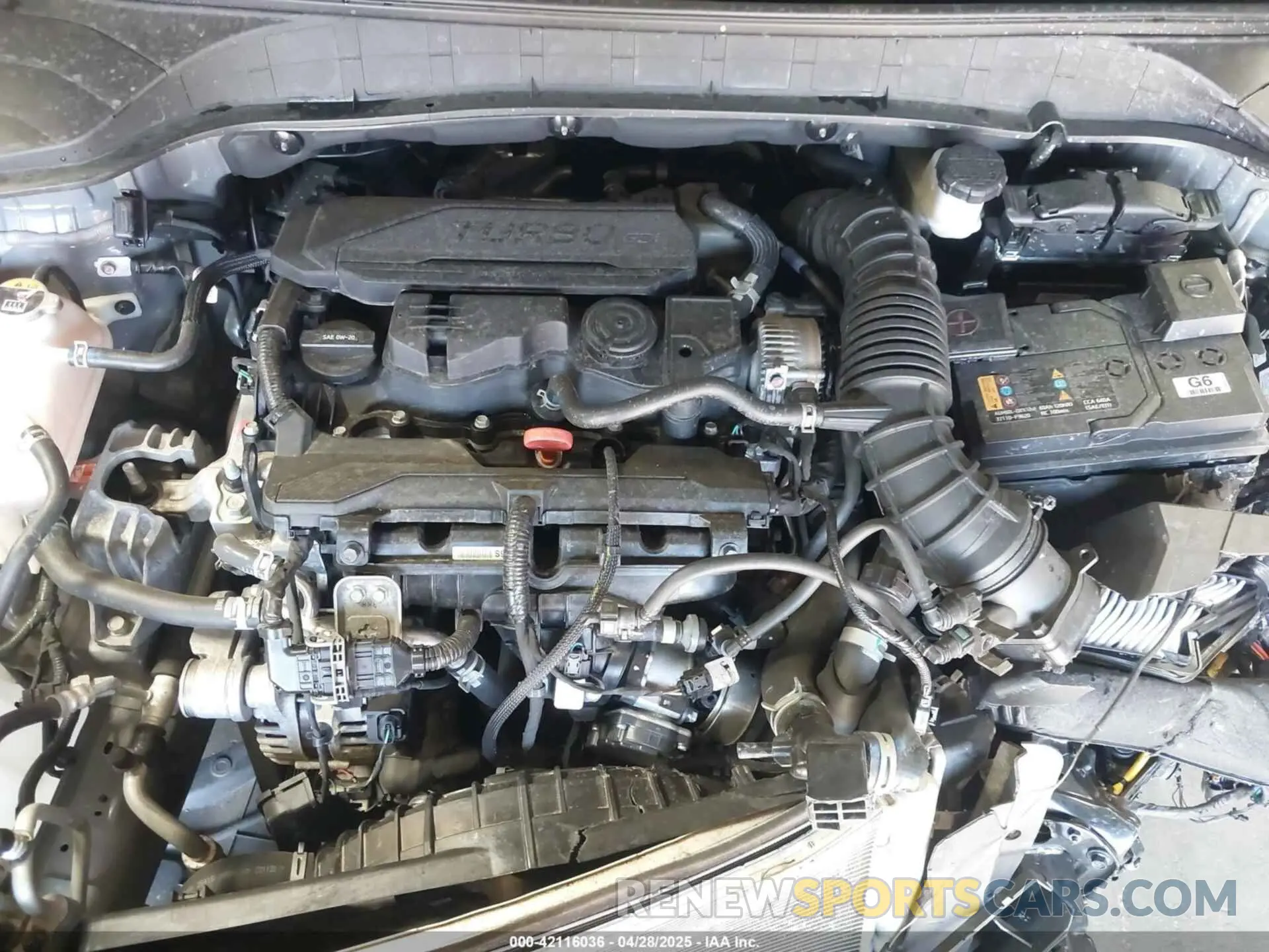 10 fotografías del automóvil dañado KM8K3CA31PU005264 HYUNDAI KONA 2023