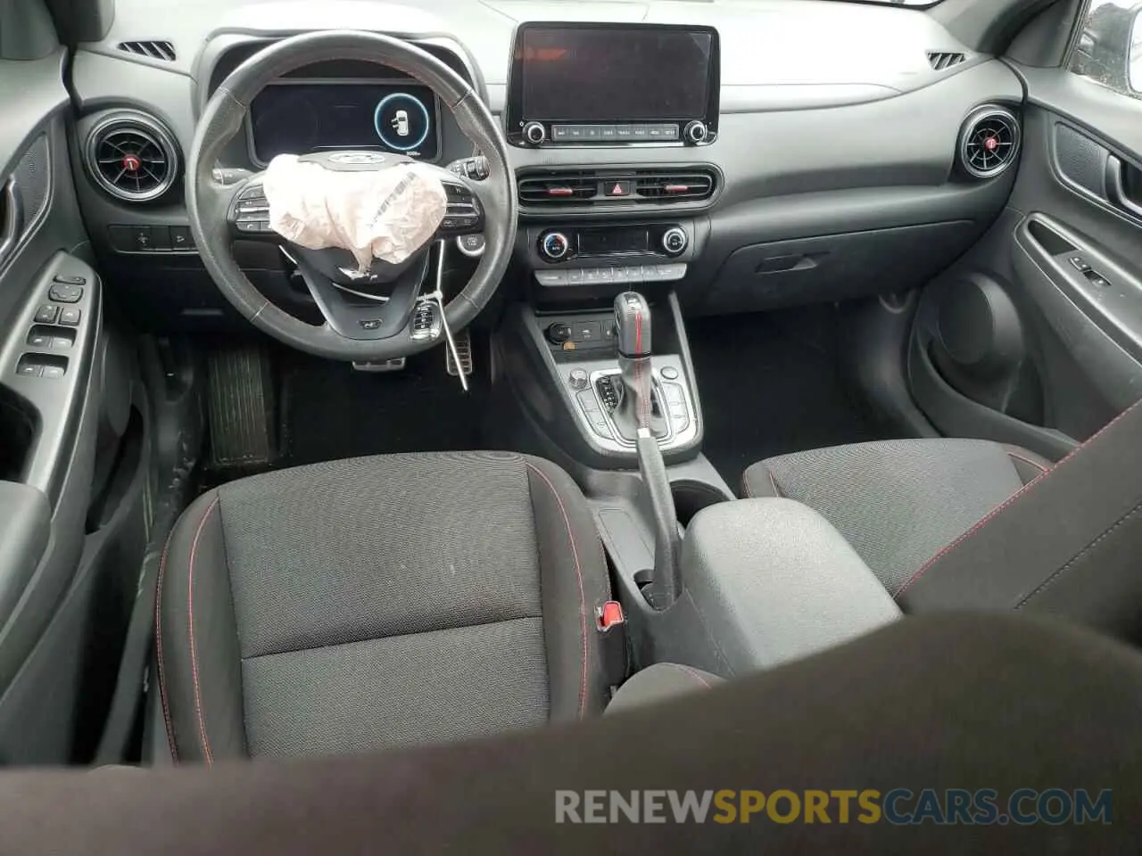 8 fotografías del automóvil dañado KM8K3CA32PU009565 HYUNDAI KONA 2023