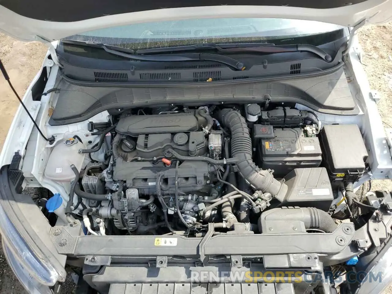 11 fotografías del automóvil dañado KM8K3CA34PU980471 HYUNDAI KONA 2023