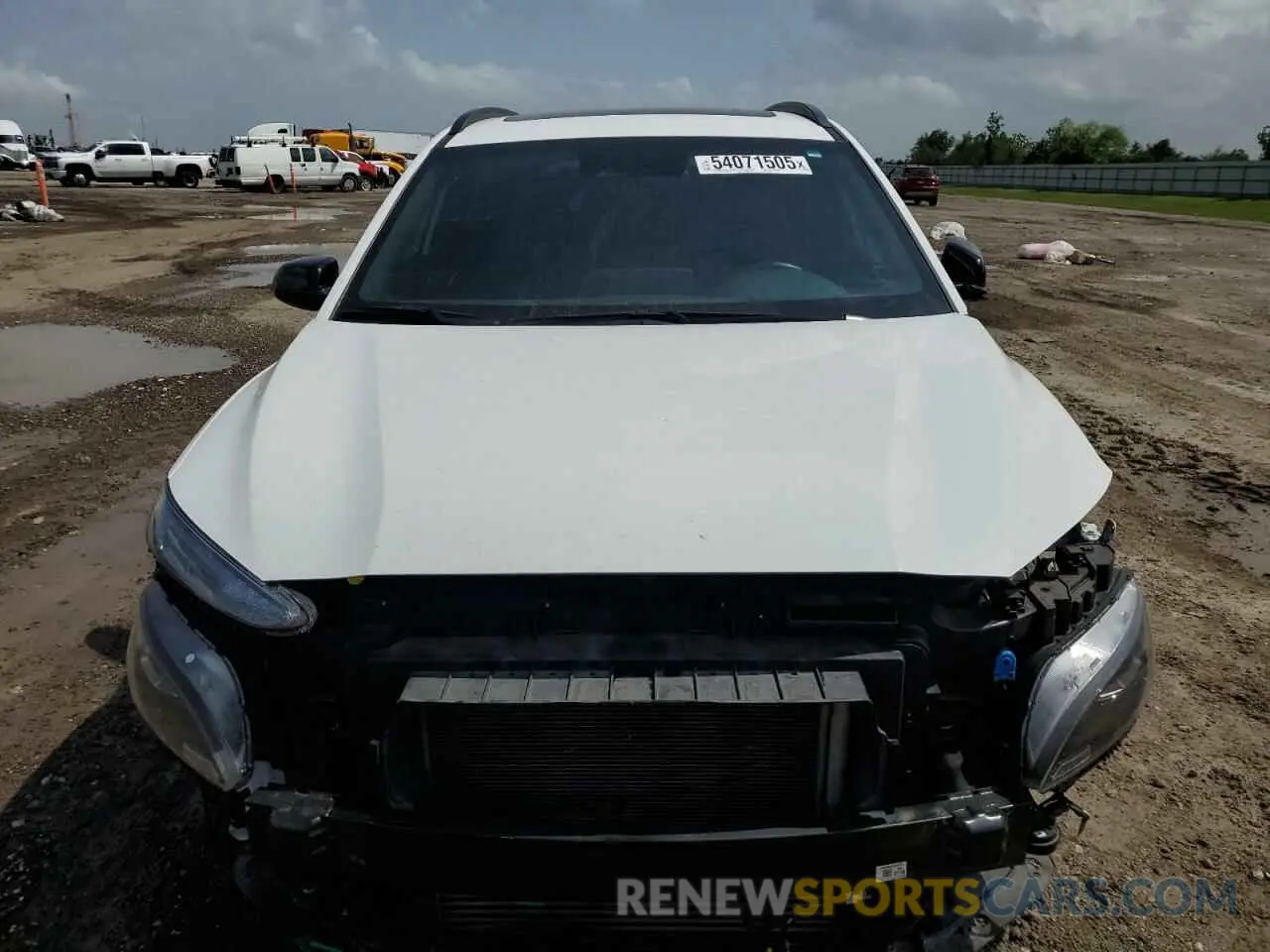 5 fotografías del automóvil dañado KM8K3CA34PU980471 HYUNDAI KONA 2023