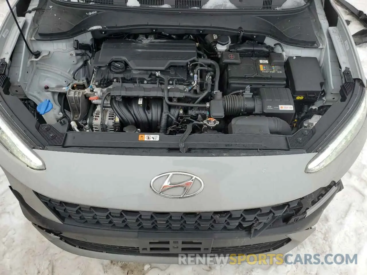 12 fotografías del automóvil dañado KM8K3CAB0PU025173 HYUNDAI KONA 2023